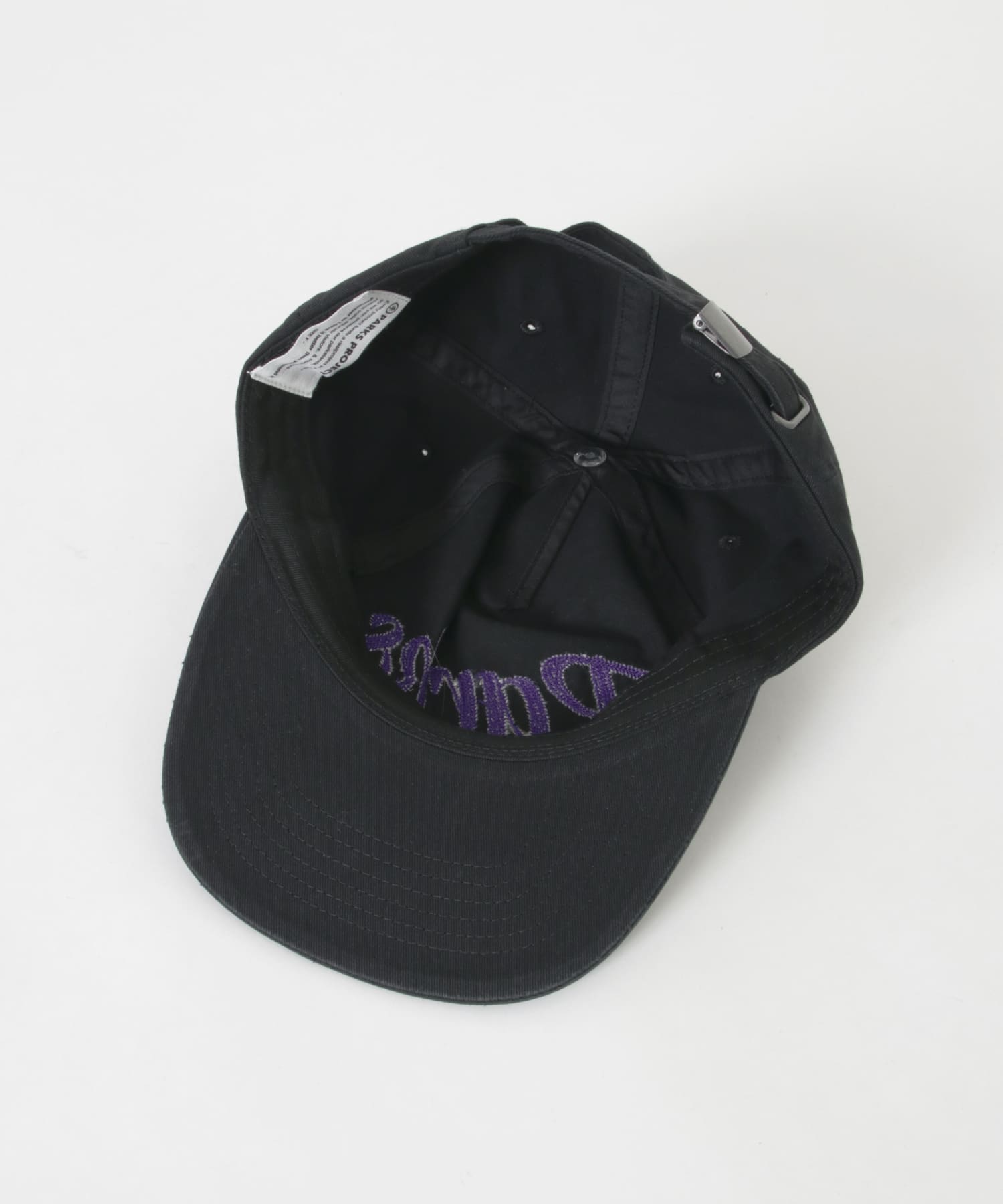 PARKS PROJECT　PARKS Chain Stitch Tracker Cap BLACK FREE