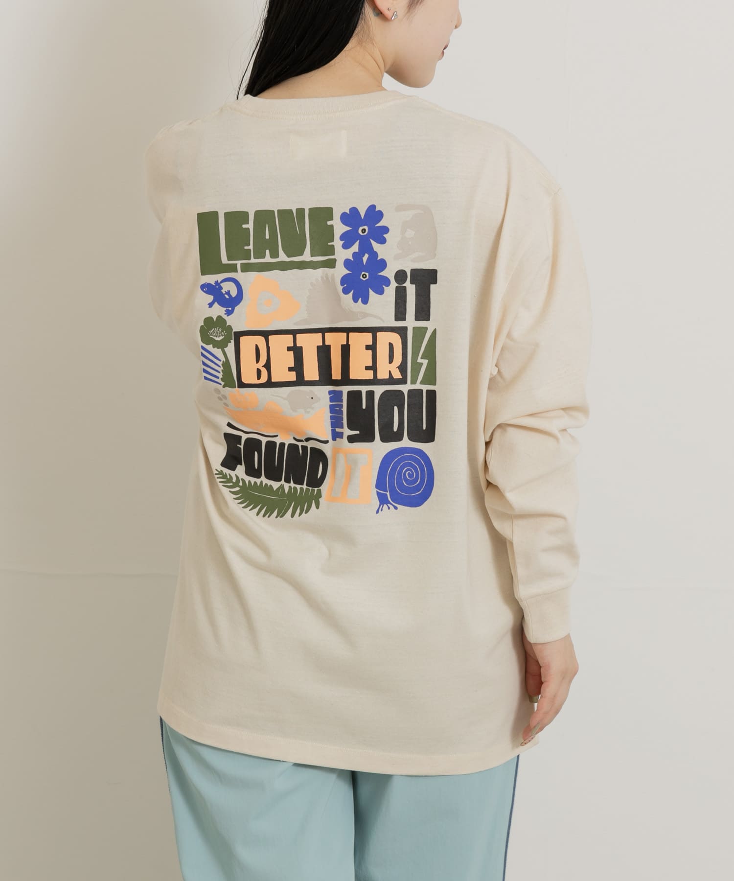 PARKS PROJECT　Animals LS Tee by 44&Co.