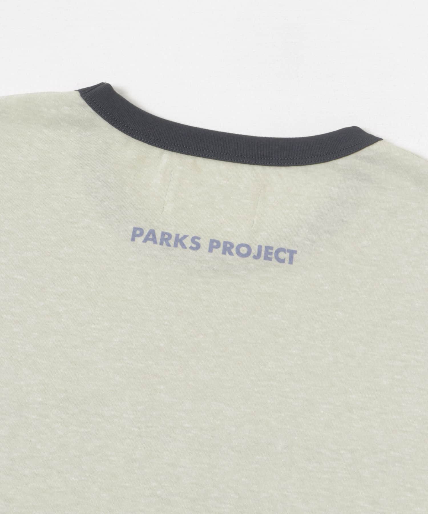 PARKS PROJECT　Gradation Print Ringer S/S Tee L.GREEN S