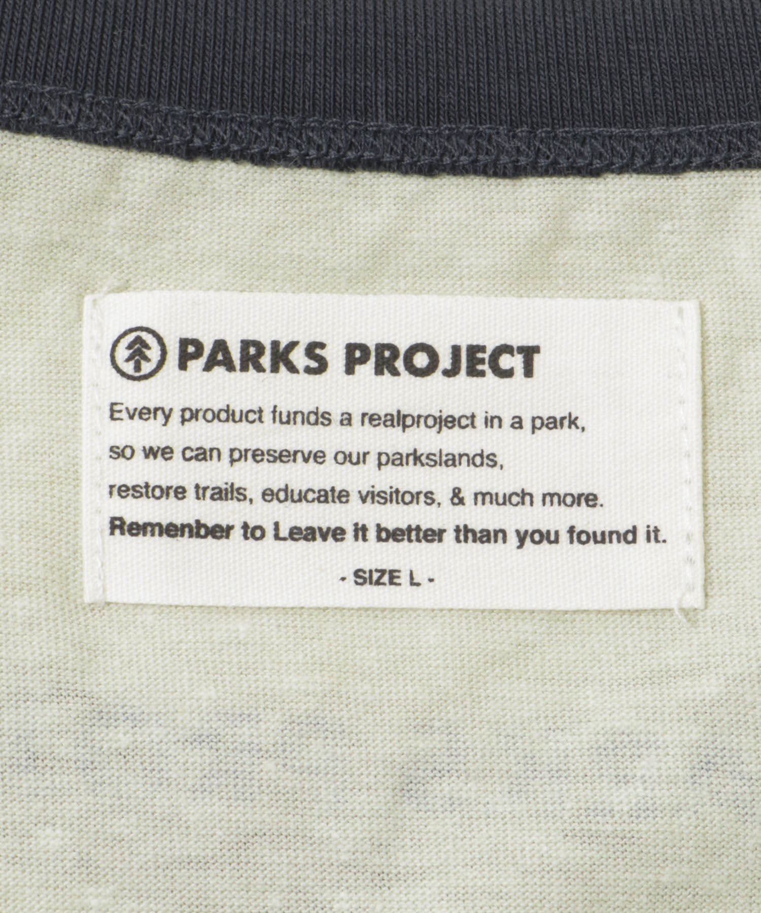 PARKS PROJECT　Gradation Print Ringer S/S Tee L.GREEN S