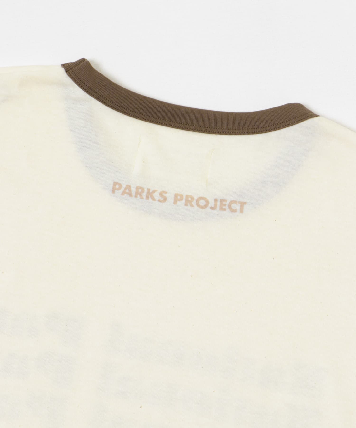 PARKS PROJECT　Gradation Print Ringer S/S Tee IVORY S