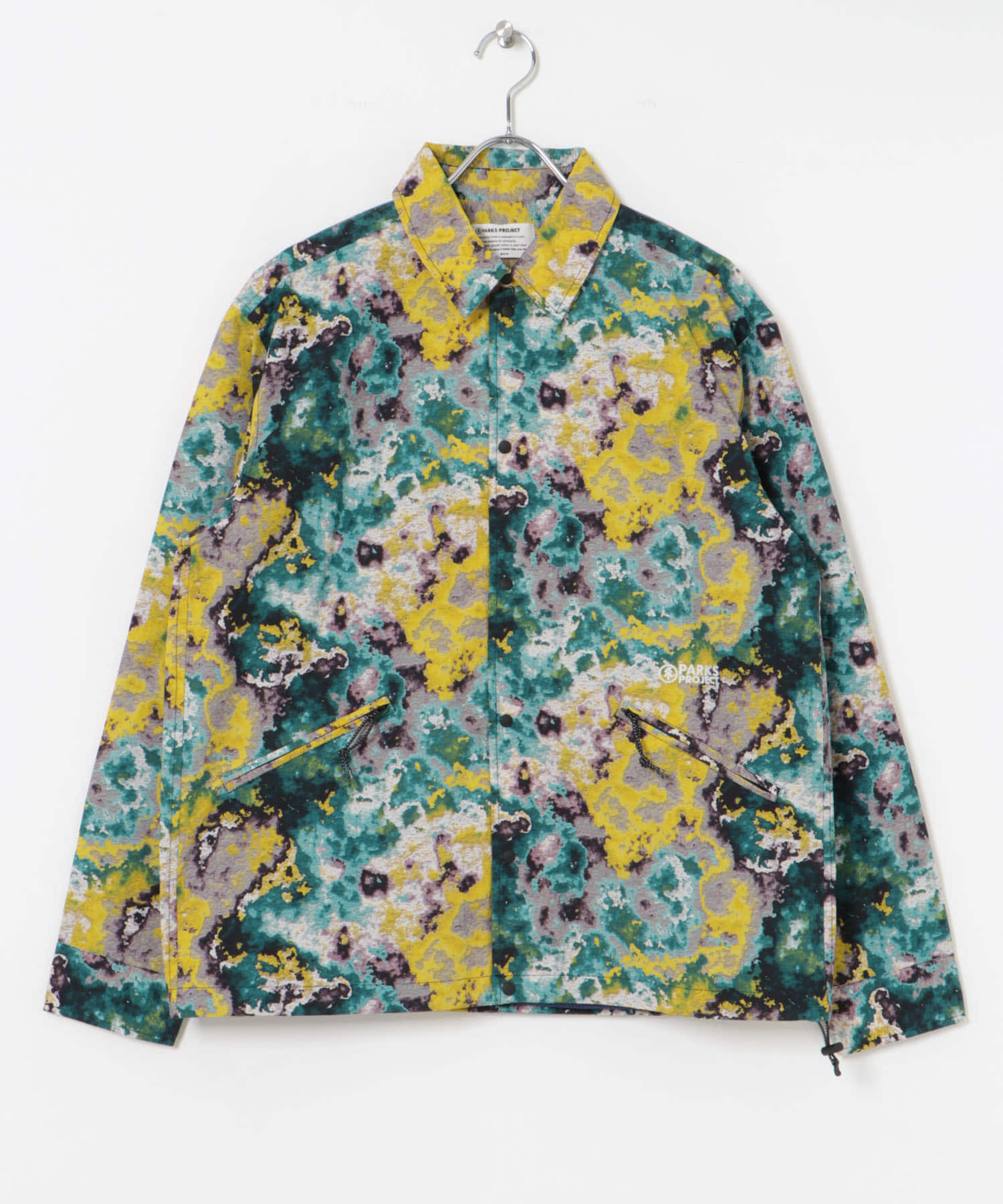 PARKS PROJECT　Olympic Lichen Coach Shirt Jacket GREEN M