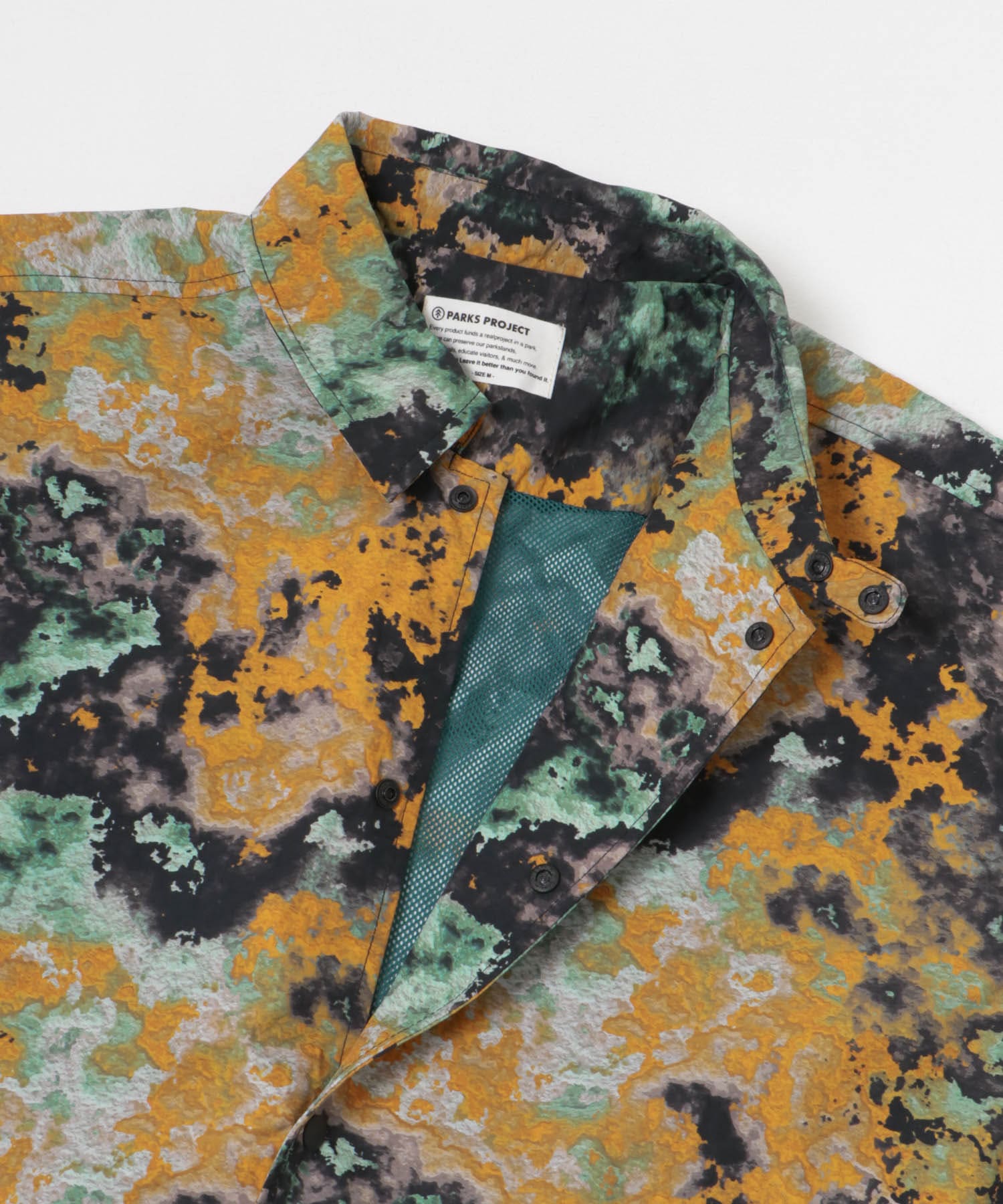 PARKS PROJECT　Olympic Lichen Coach Shirt Jacket ORANGE M