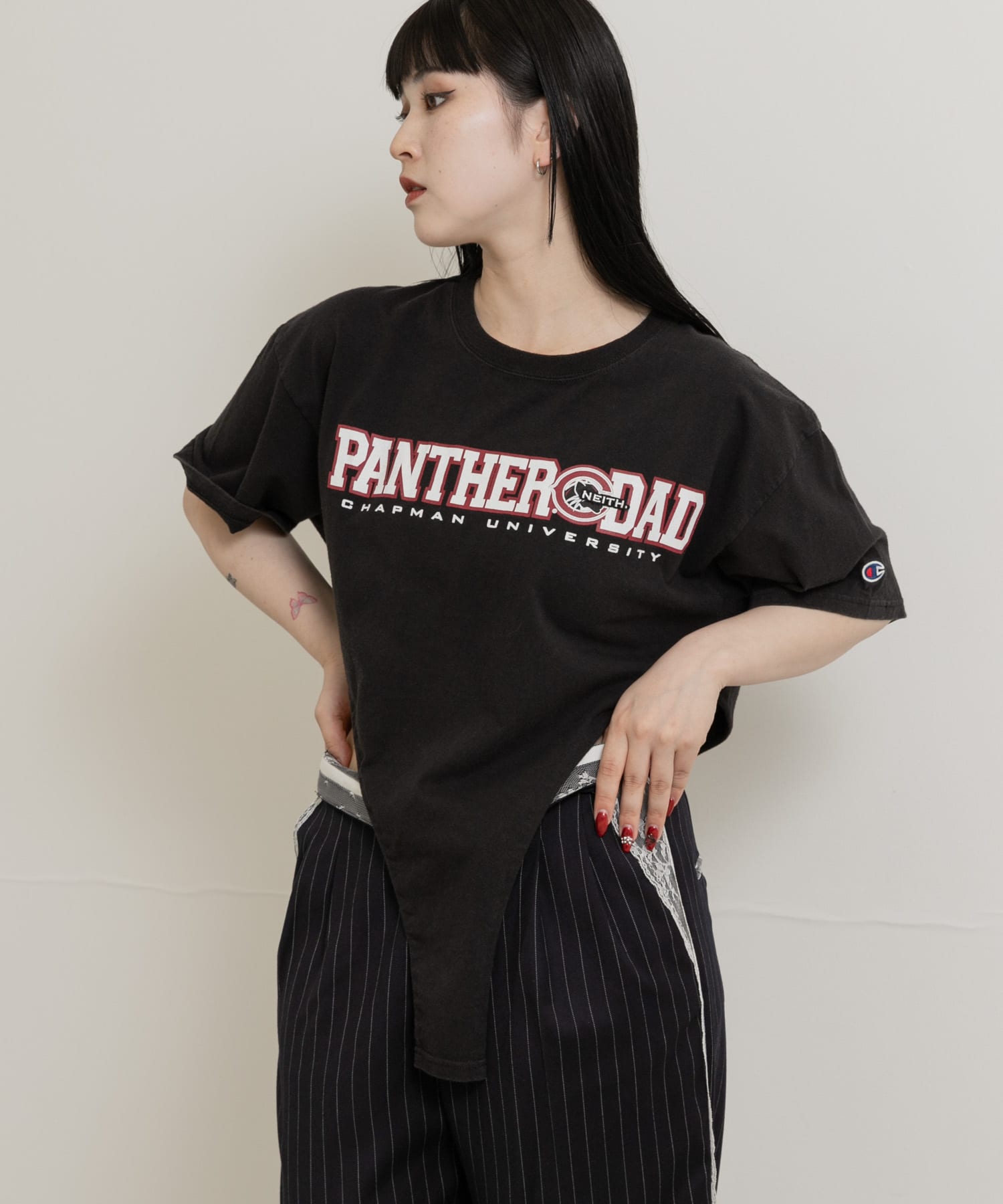 身長：156cm サイズ：one