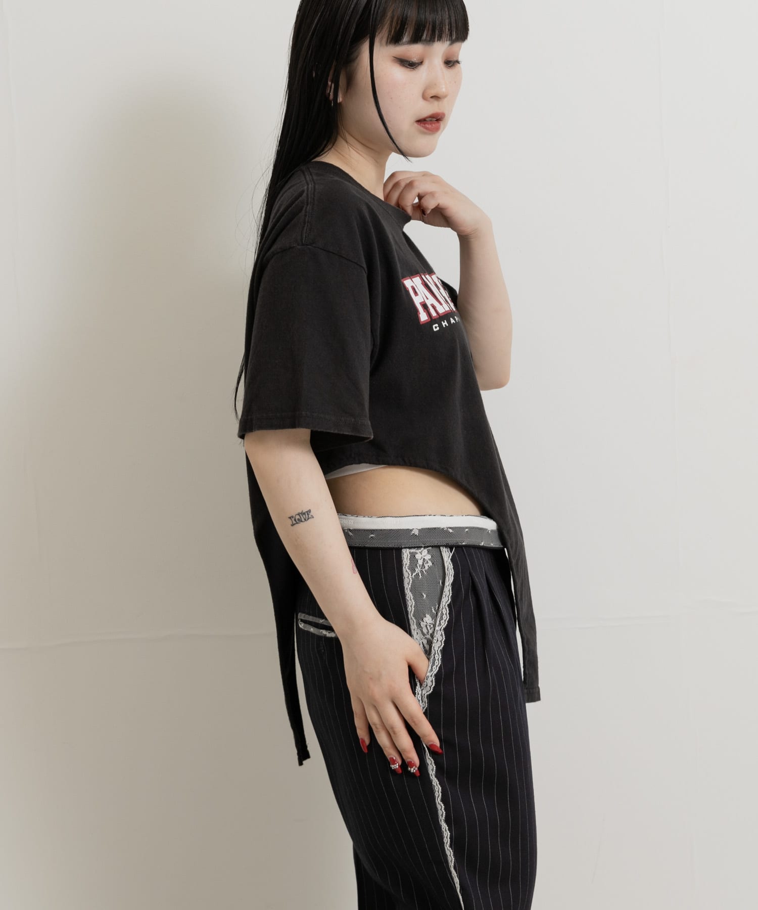 身長：156cm サイズ：one