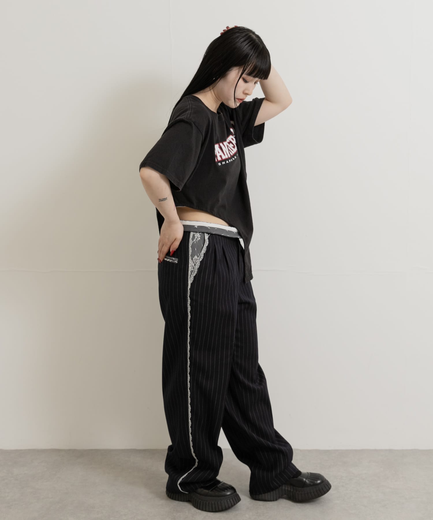 身長：156cm サイズ：one