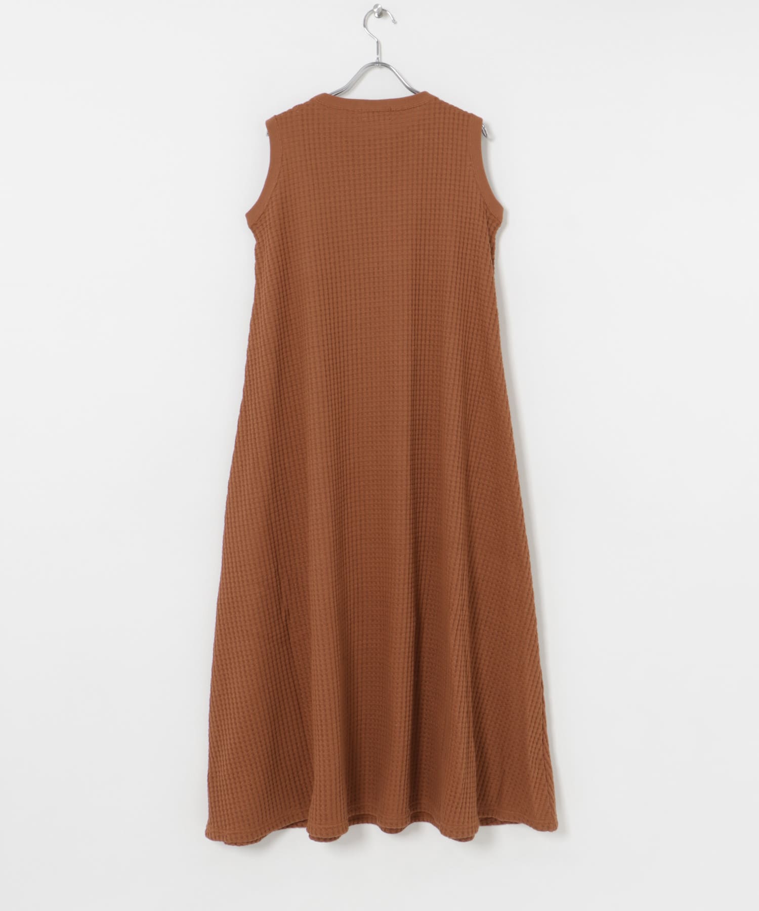 SEAGREEN　BIG WAFFLE ONE PIECE BROWN 1