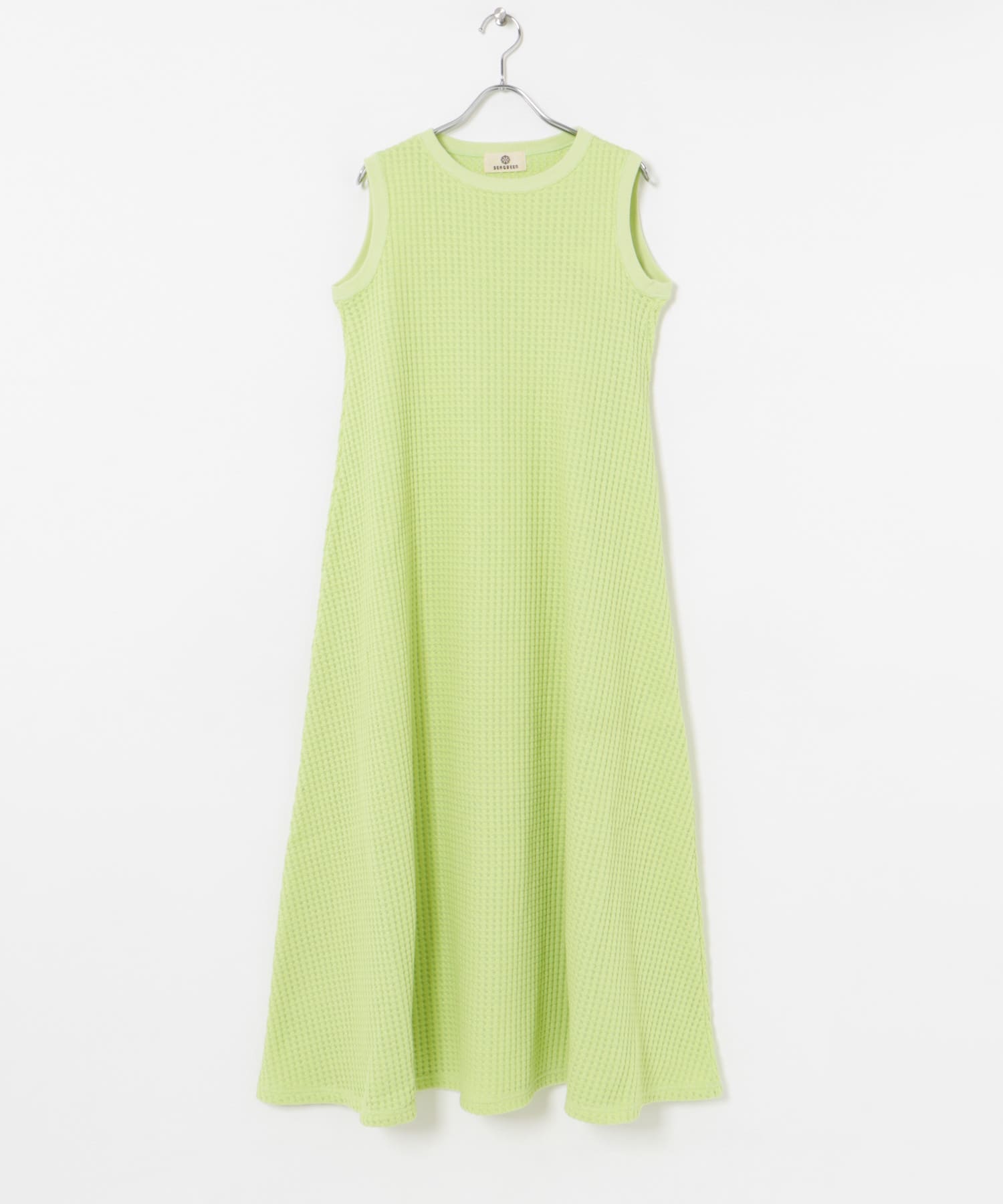 SEAGREEN　BIG WAFFLE ONE PIECE GREEN 1