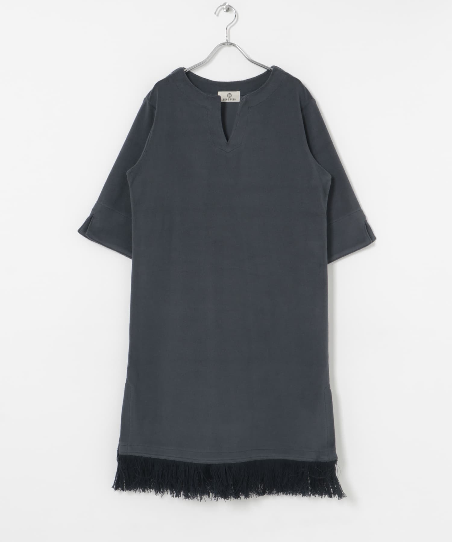 SEAGREEN　PLANE PILE ONE PIECE NAVY 1