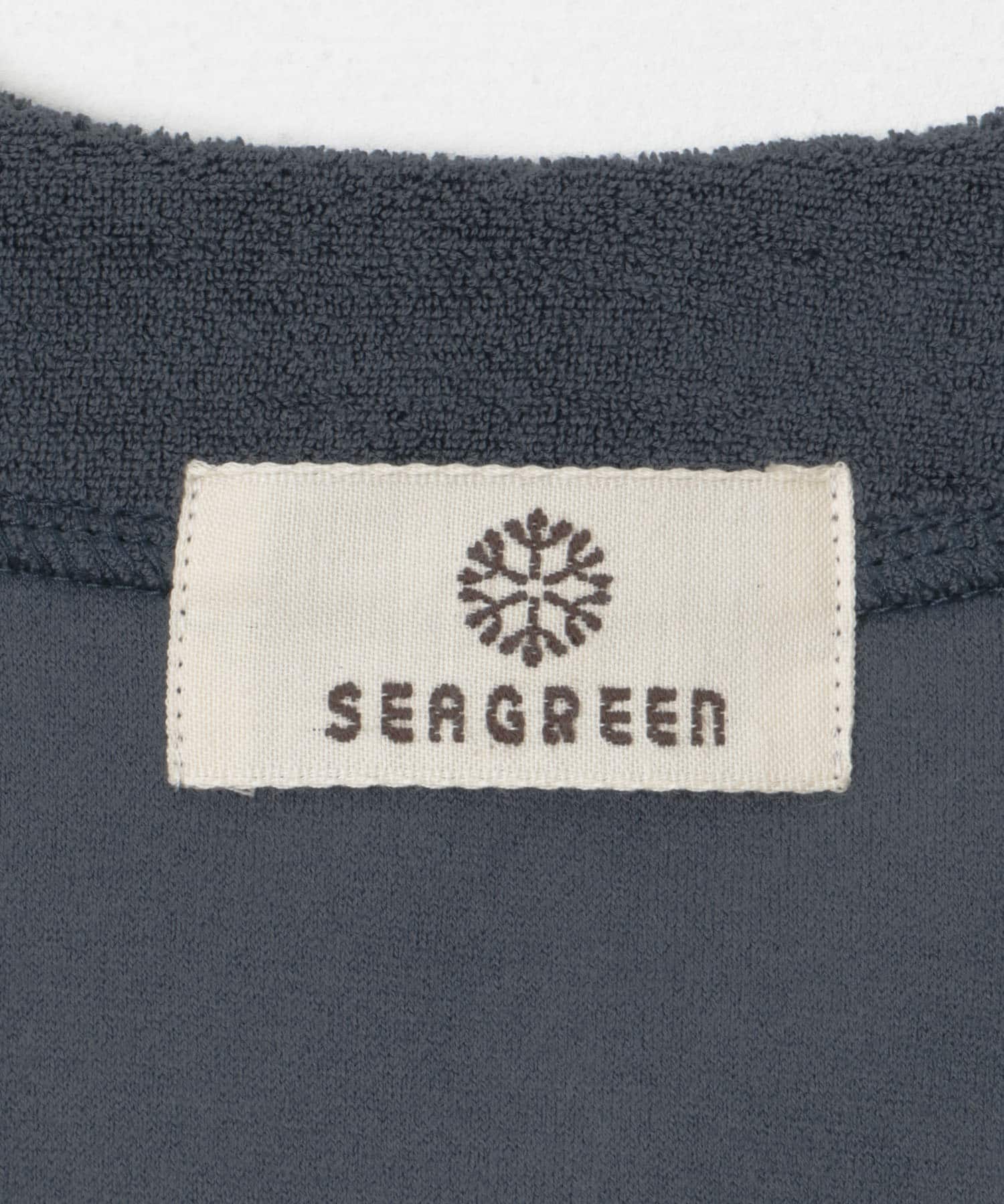 SEAGREEN　PLANE PILE ONE PIECE NAVY 1