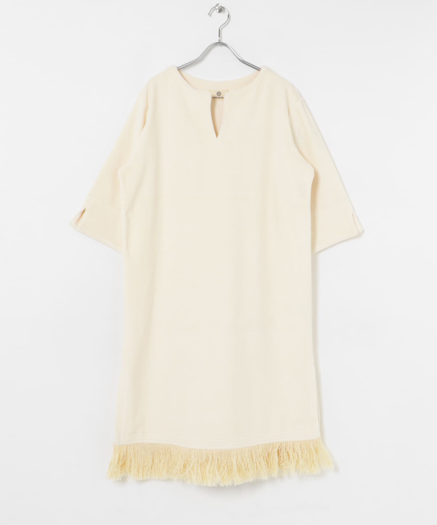 SEAGREEN　PLANE PILE ONE PIECE IVORY 1