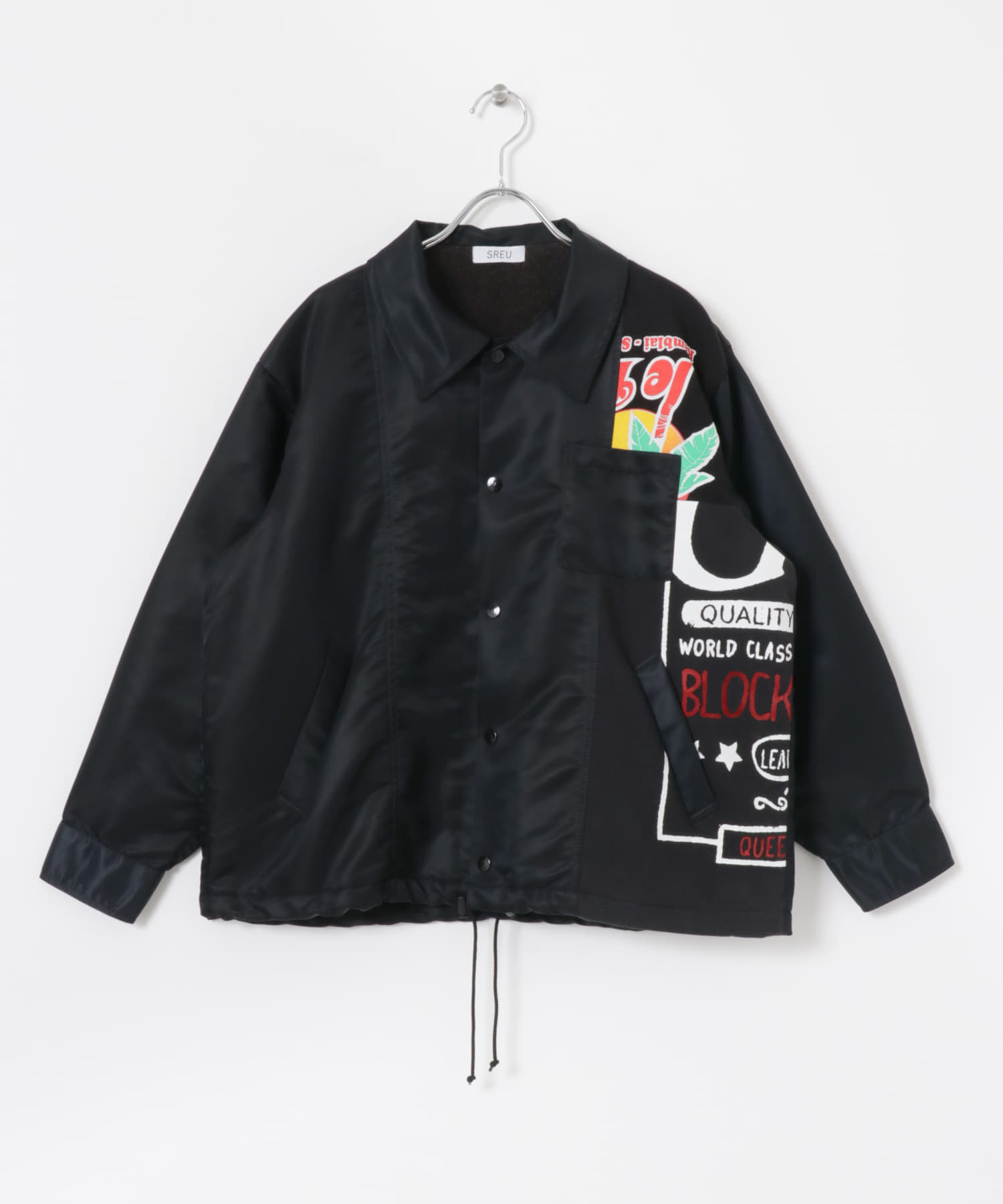 SREU　Coach jacket BLACK1 M
