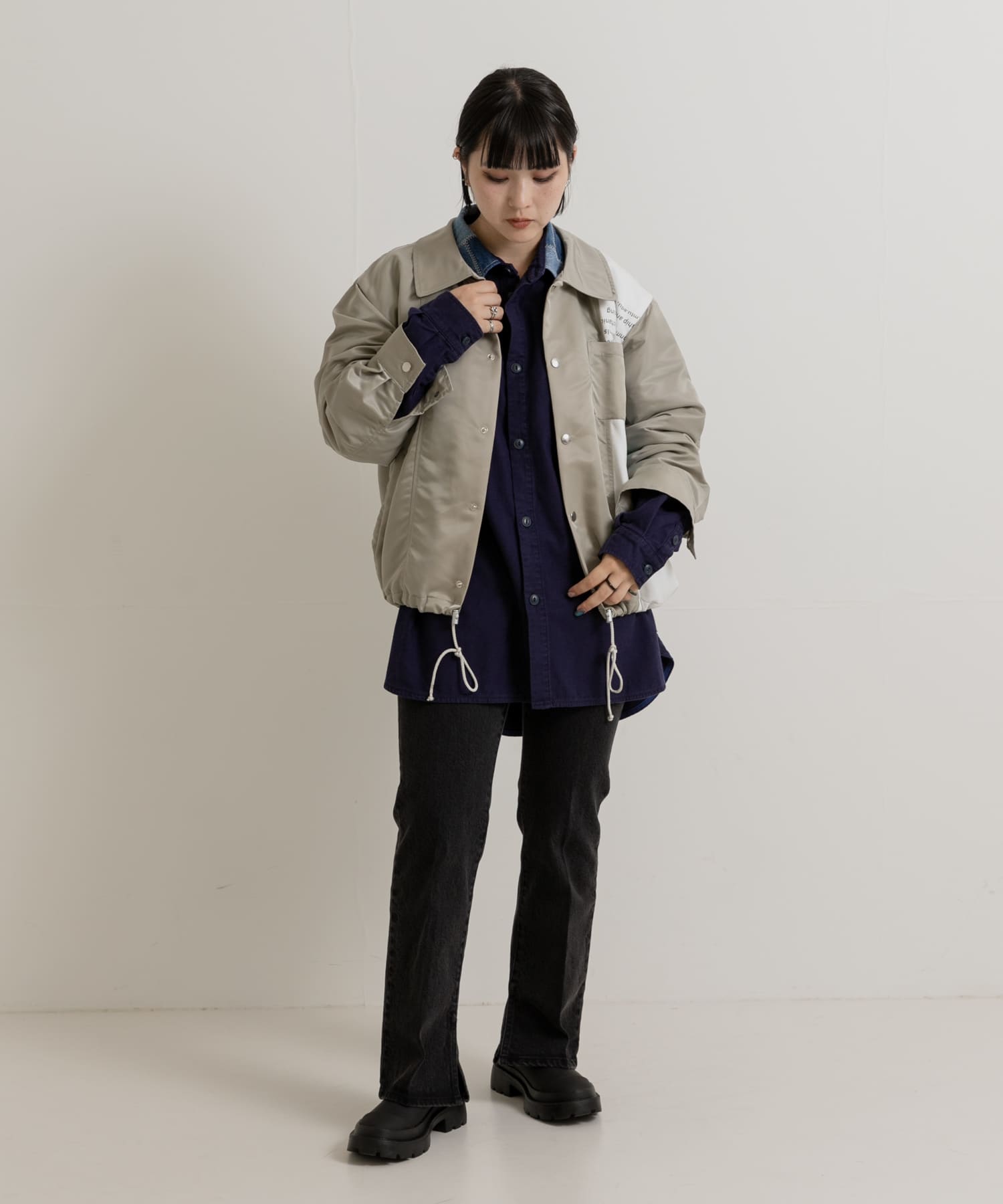 SREU　Coach jacket GRAY1 M