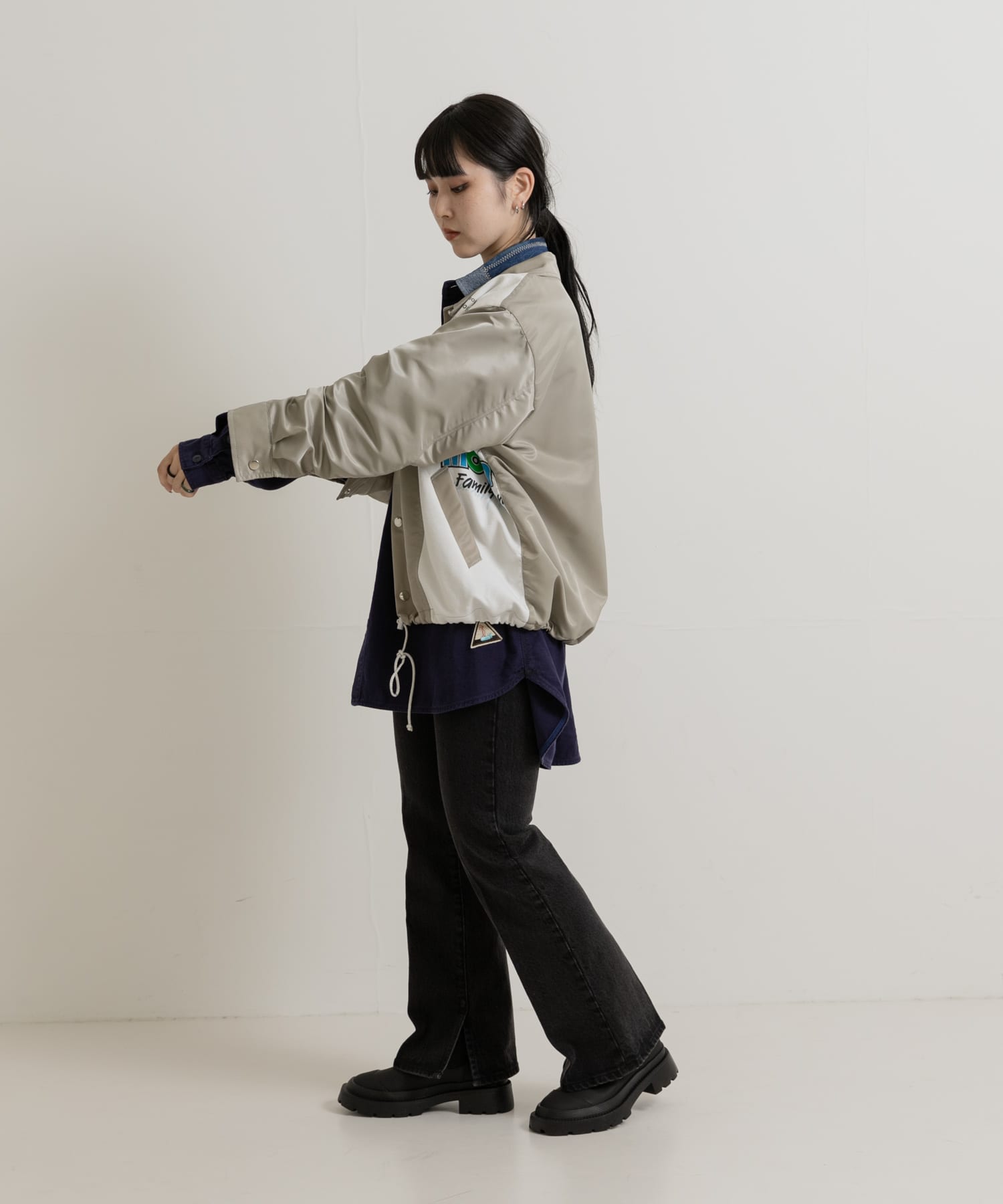 SREU　Coach jacket GRAY1 M