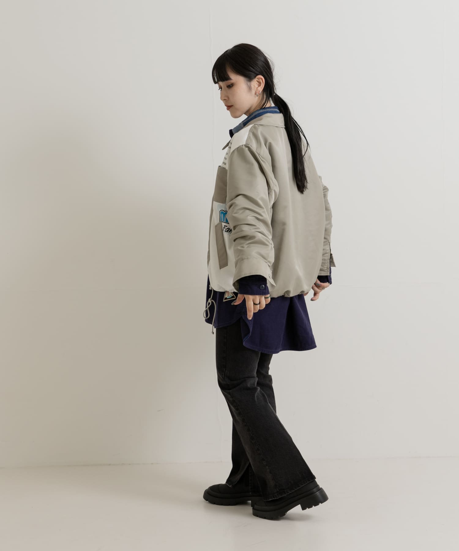 SREU　Coach jacket GRAY1 M