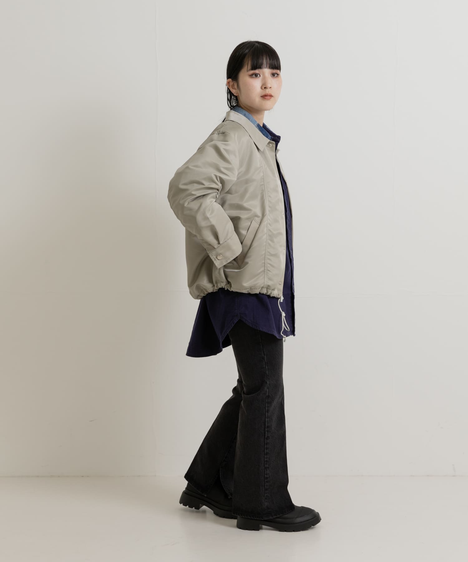 SREU　Coach jacket GRAY1 M
