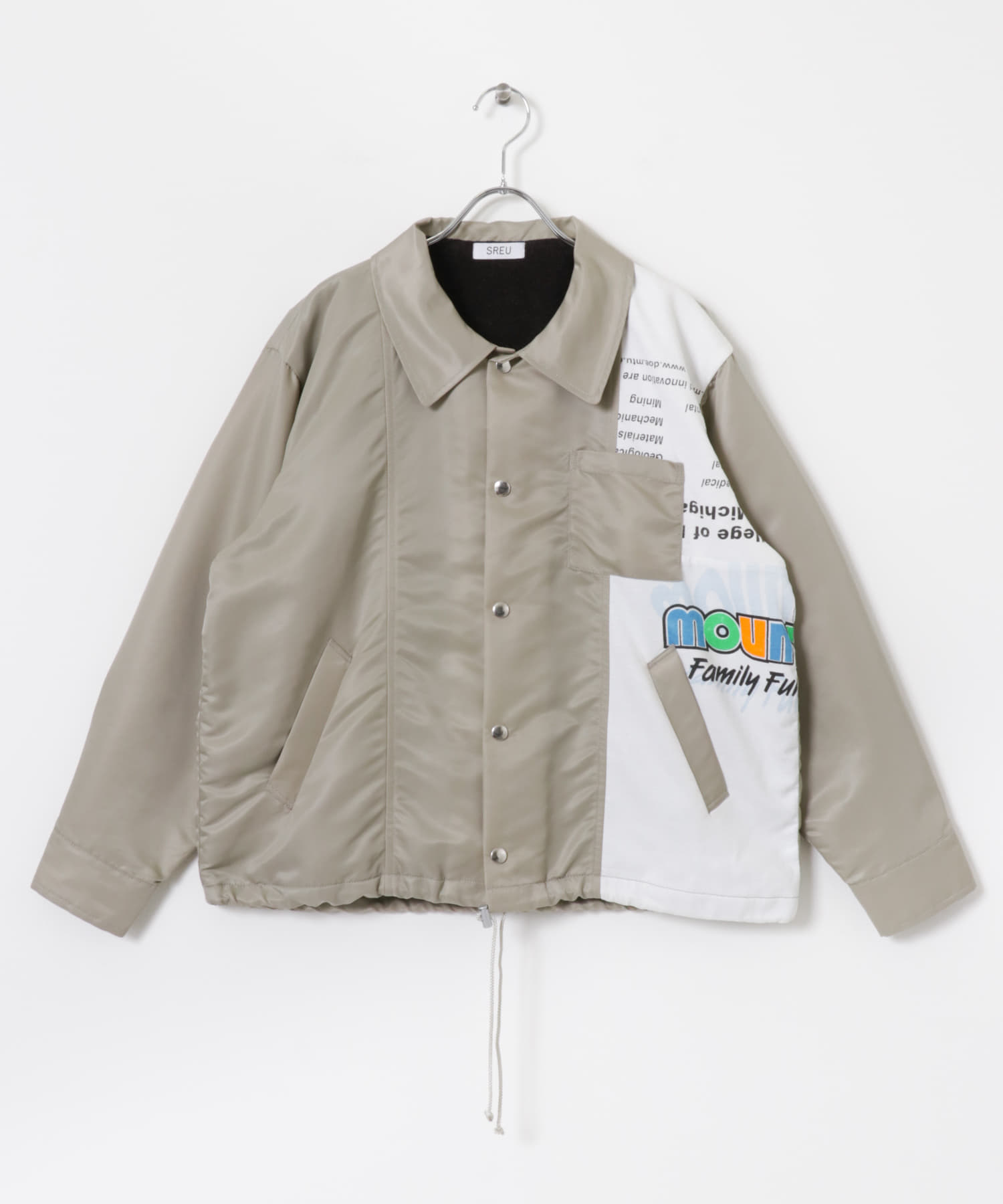 SREU　Coach jacket GRAY1 M