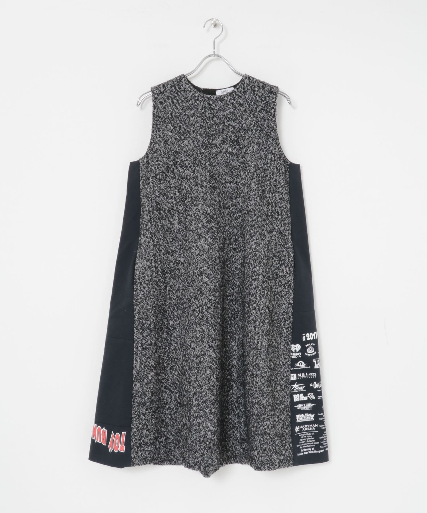 SREU　Recycle Wool Dress BLACK M