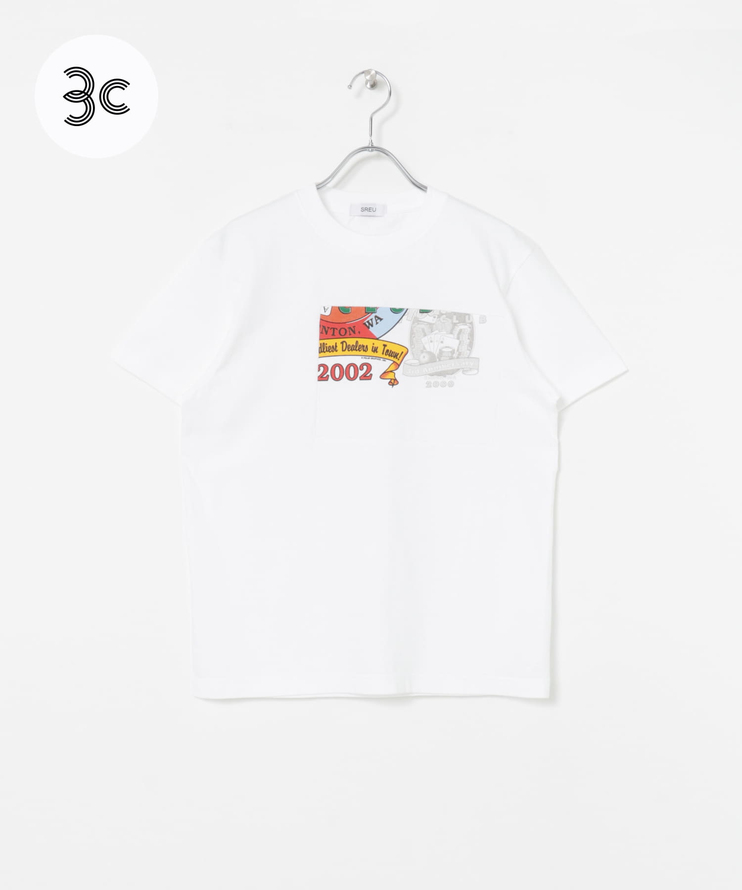 SREU　Framed T-shirts White2 0