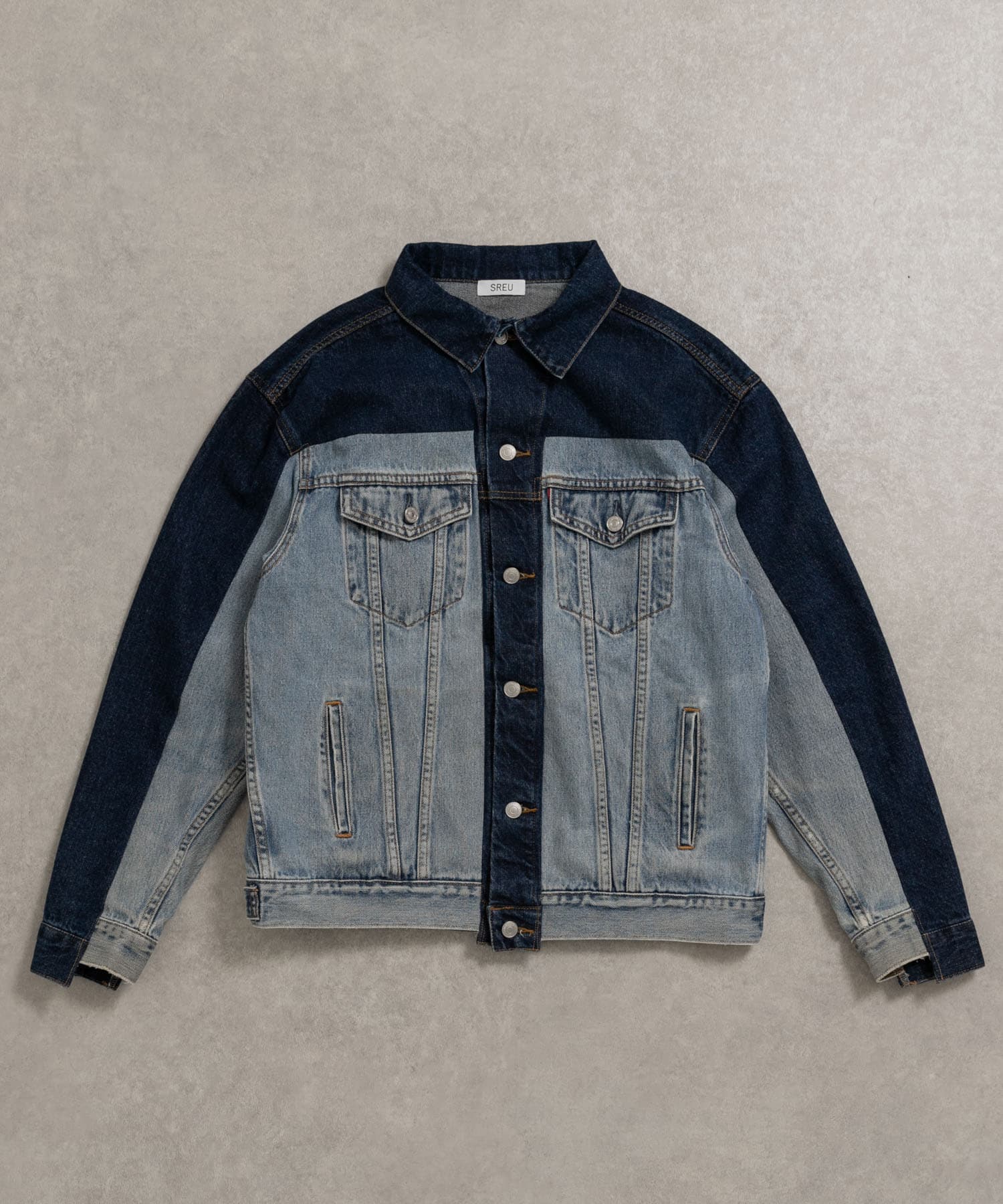 SREU　Transposed Denim Jacket 01 BLxPAL1 3