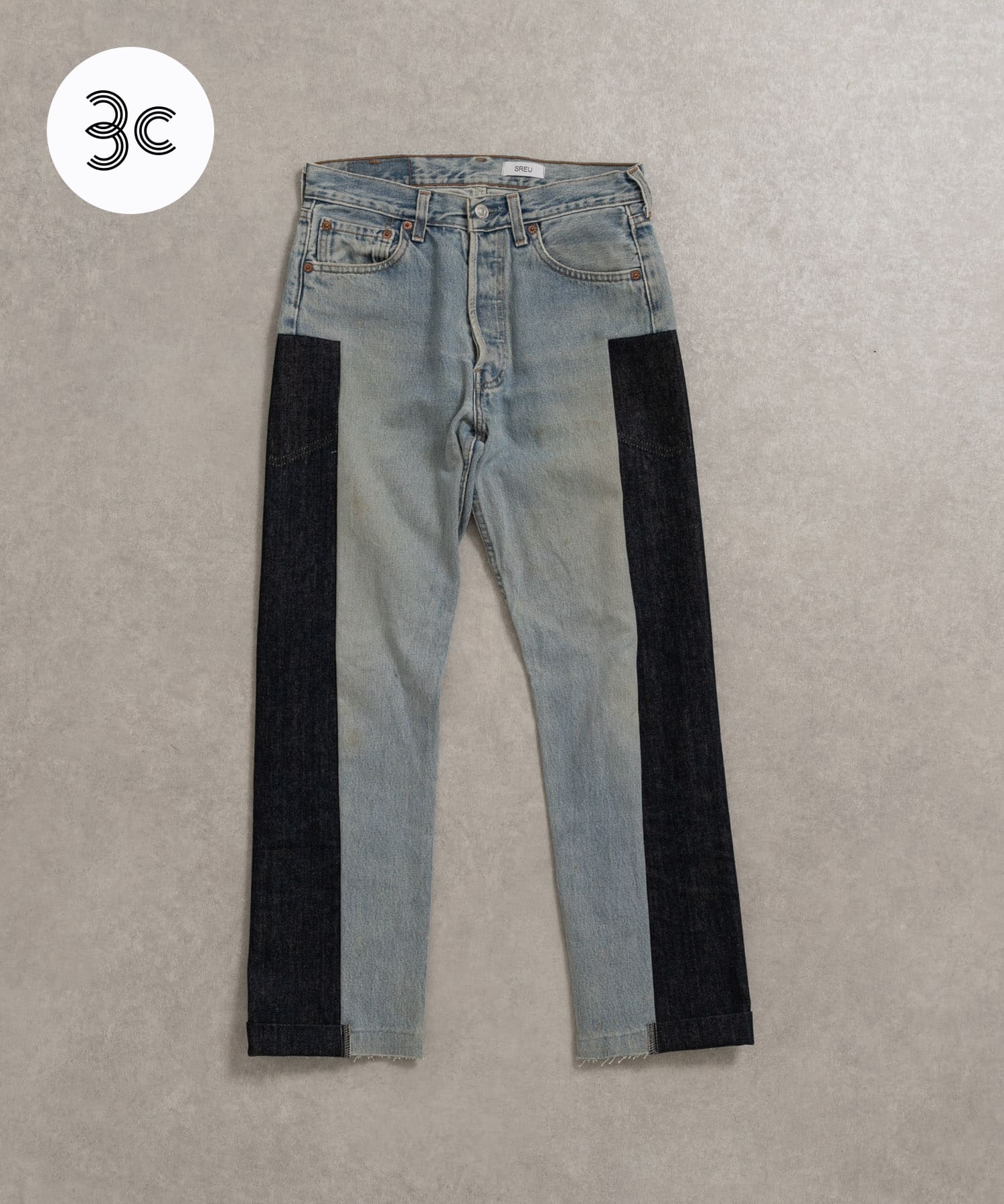 SREU　SREU-Transposed Denim Pants