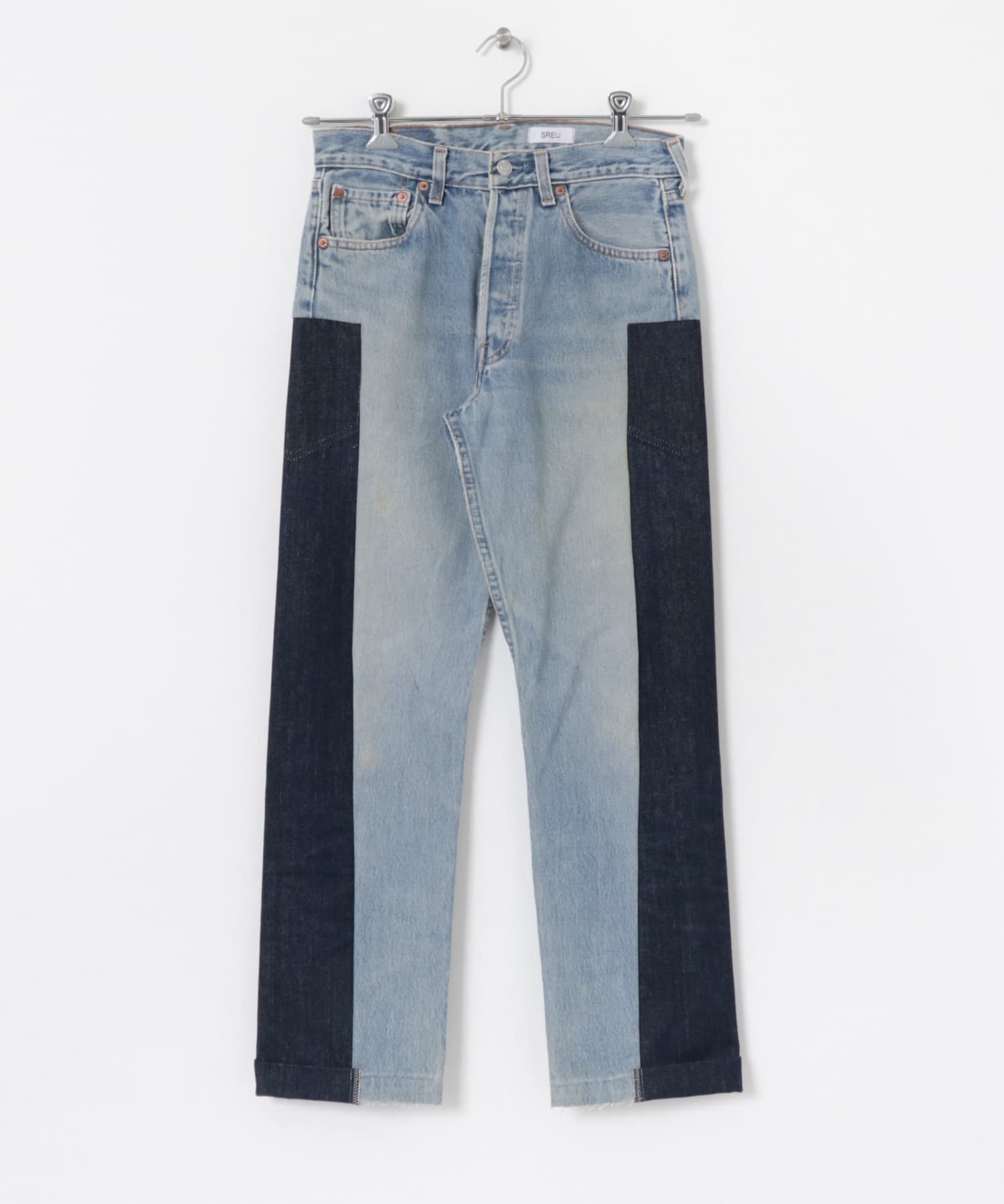 SREU　SREU-Transposed Denim Pants PALxBL1 1