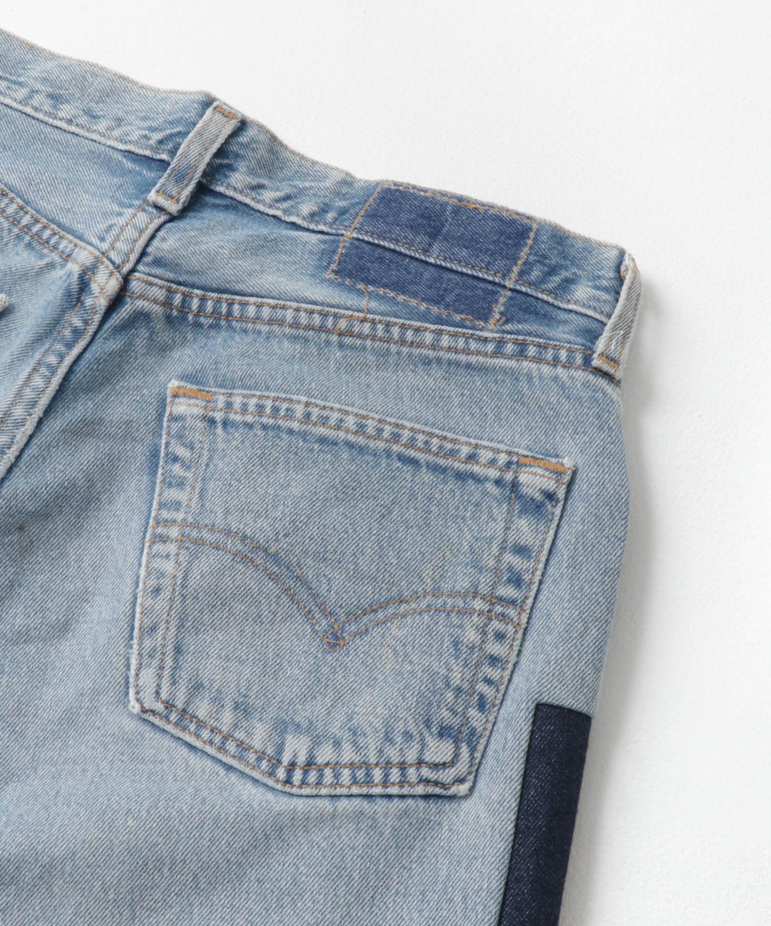 SREU　SREU-Transposed Denim Pants PALxBL1 1