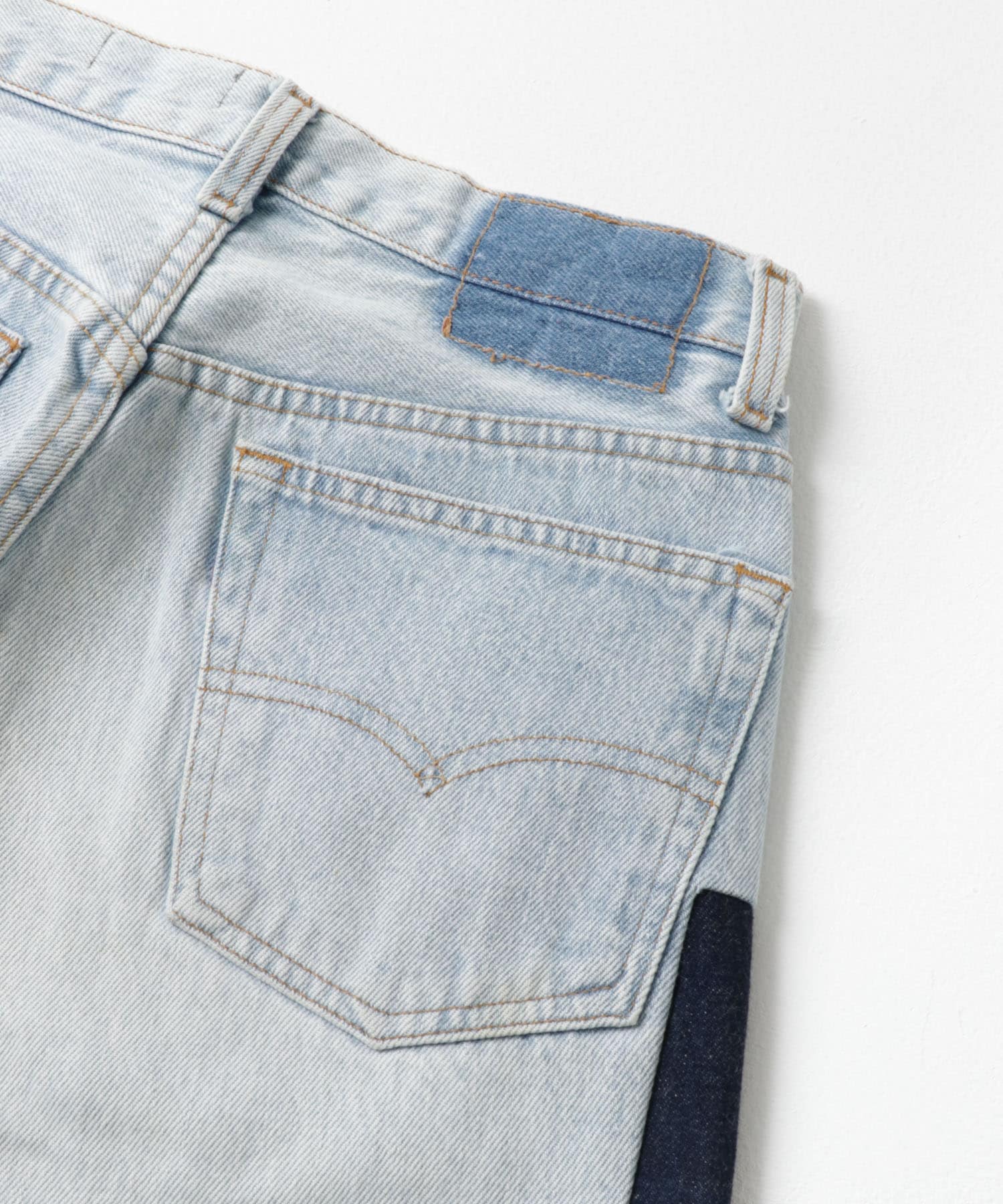 SREU　SREU-Transposed Denim Pants PALxBL2 1