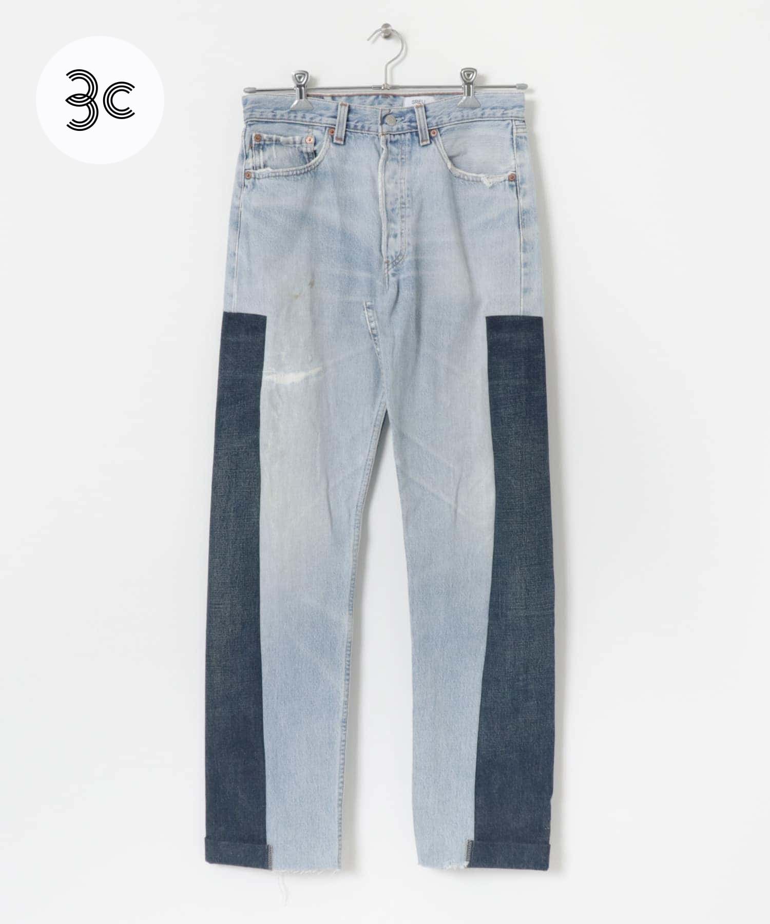 SREU　SREU-Transposed Denim Pants