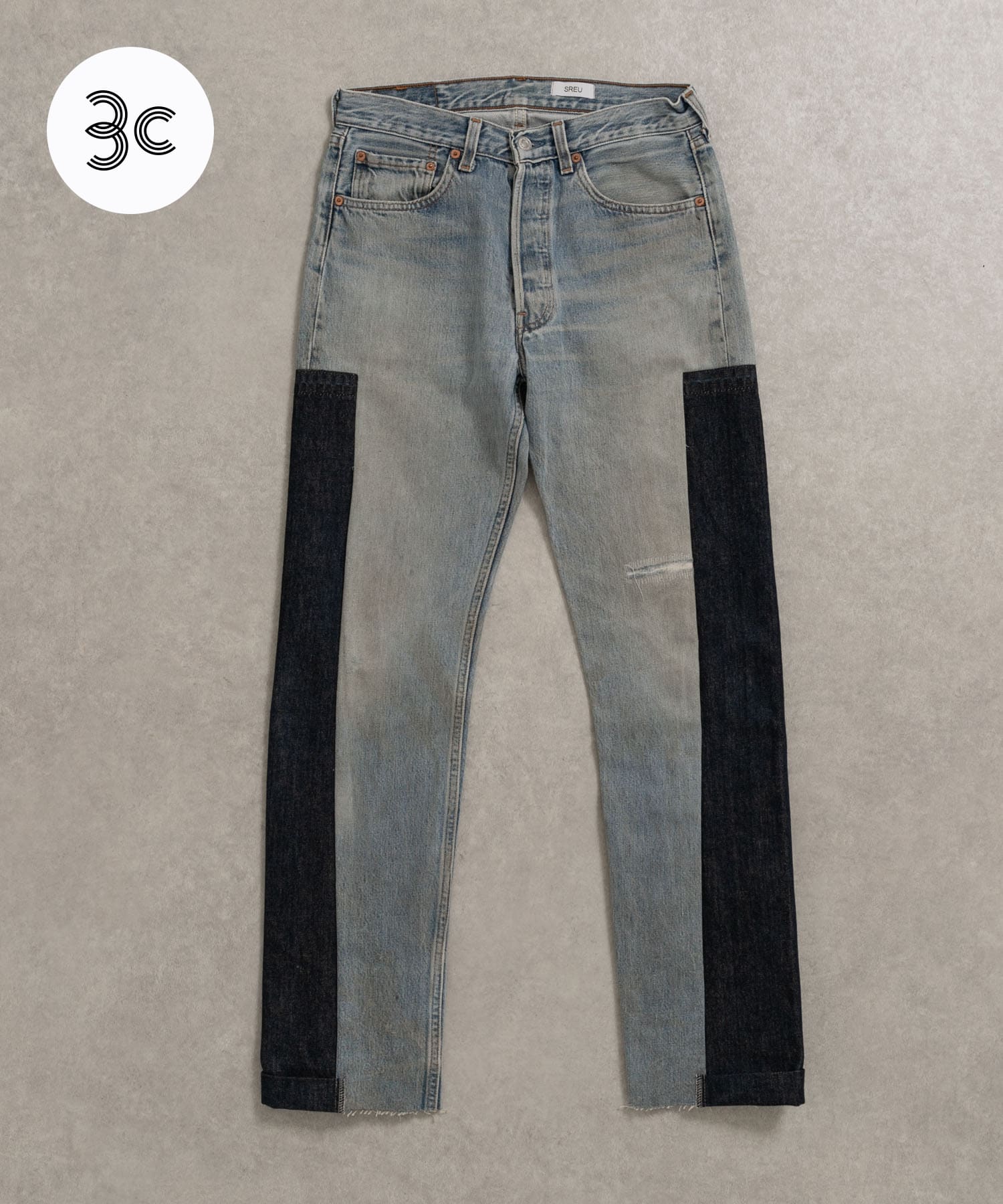 SREU　SREU-Transposed Denim Pants