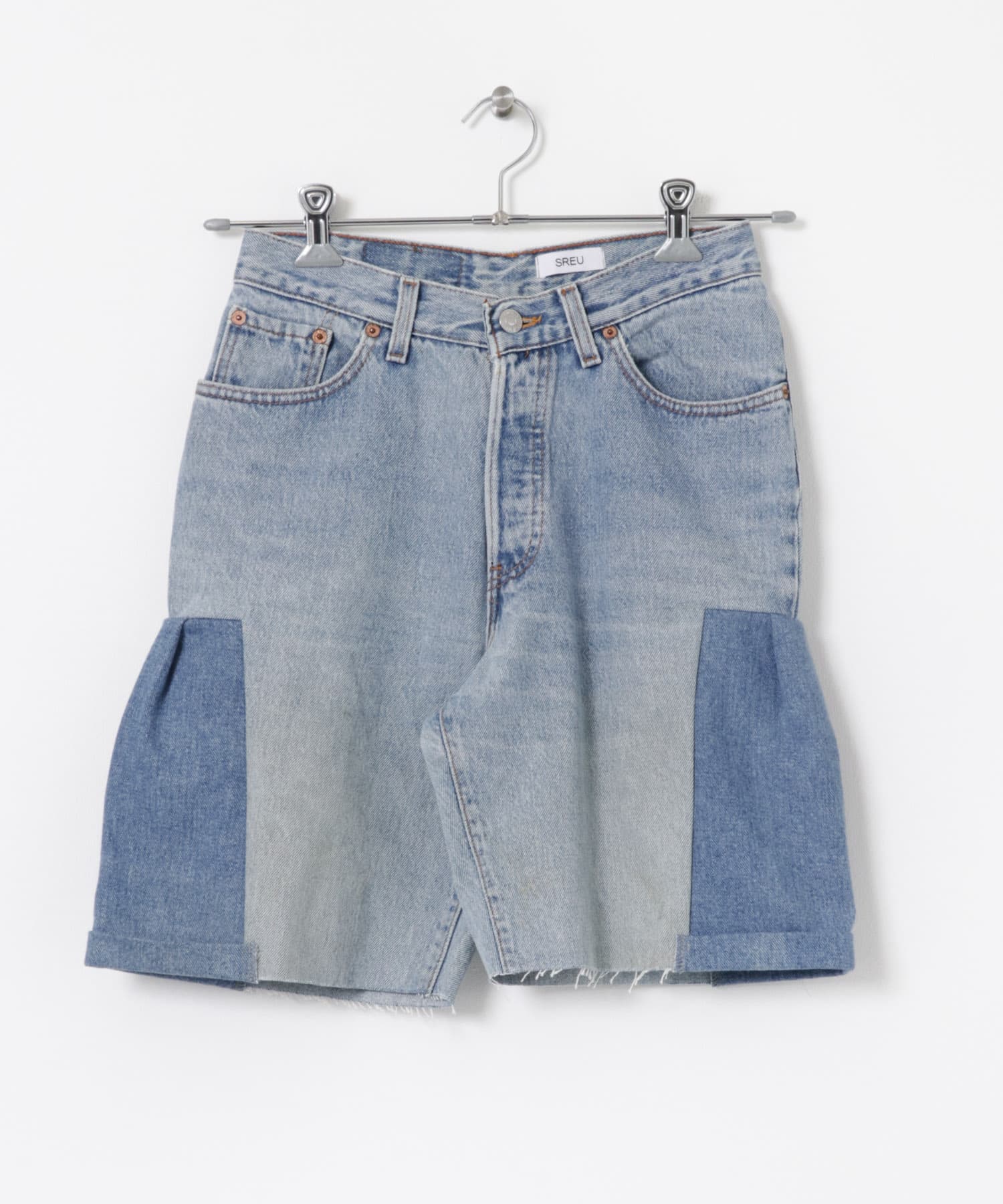 SREU　Transposed Denim Short Pants PALxBL1 1