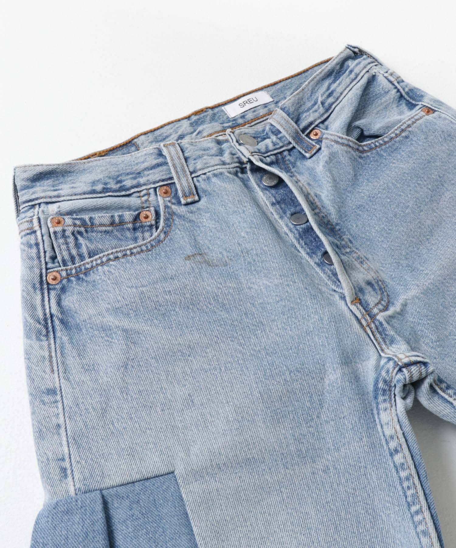 SREU　Transposed Denim Short Pants PALxBL2 1
