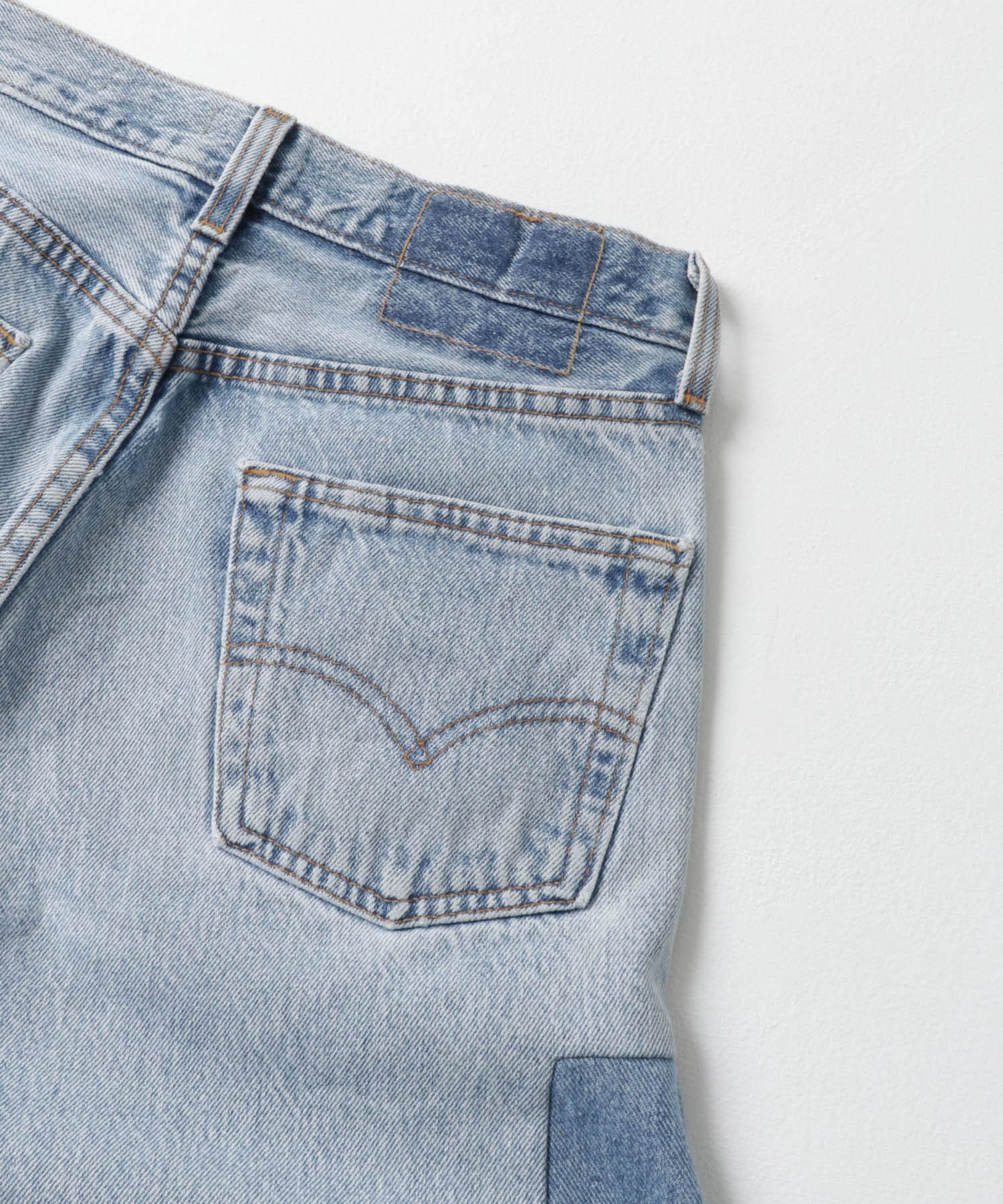 SREU　Transposed Denim Short Pants PALxBL2 1