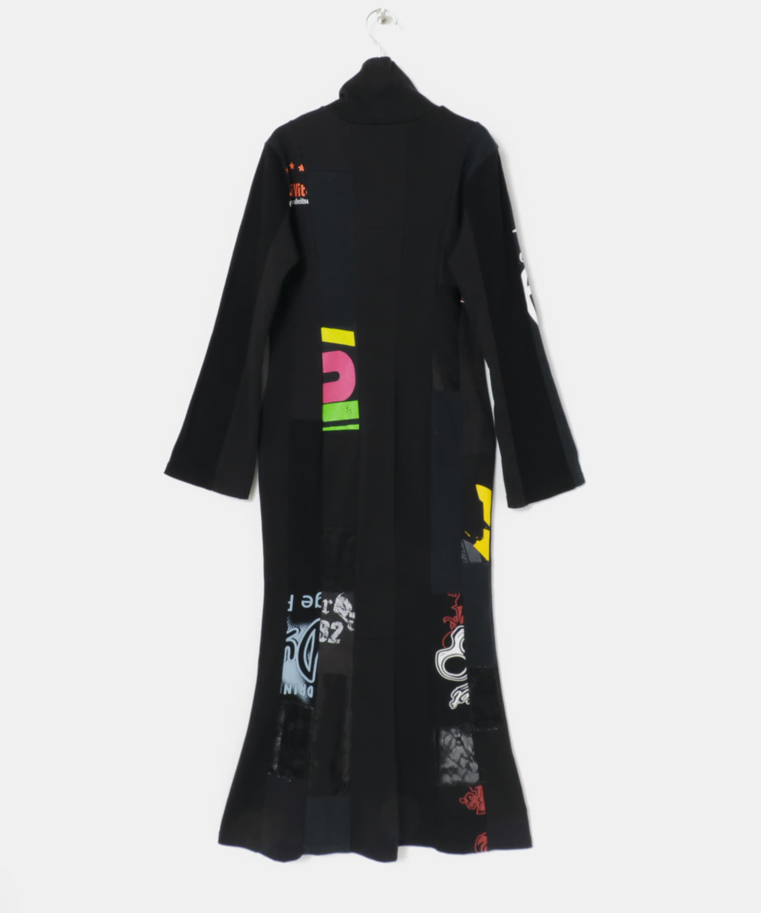 SREU　リバーシブルハイネックワンピース BLACK1 M