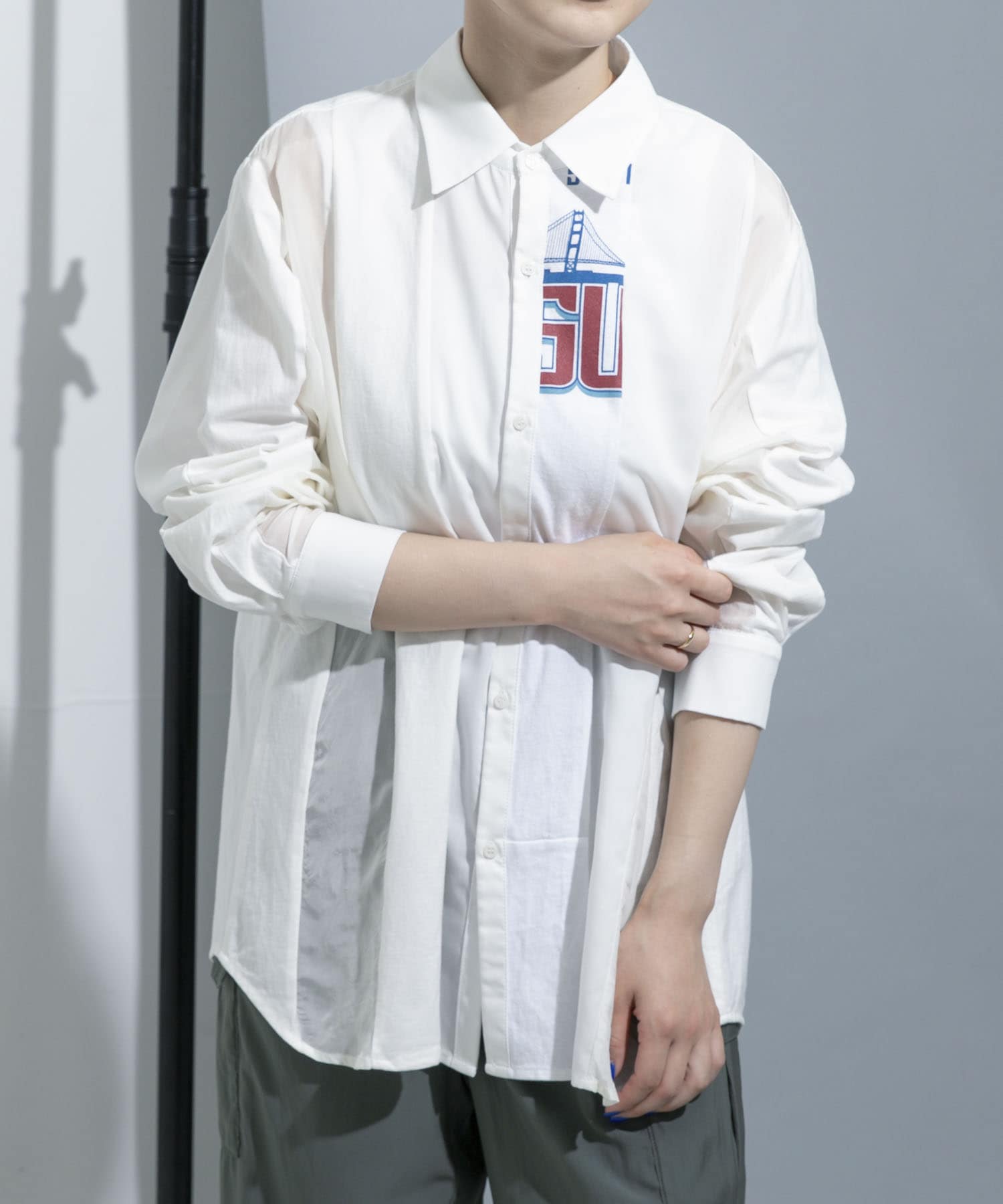 身長：163cm サイズ：L