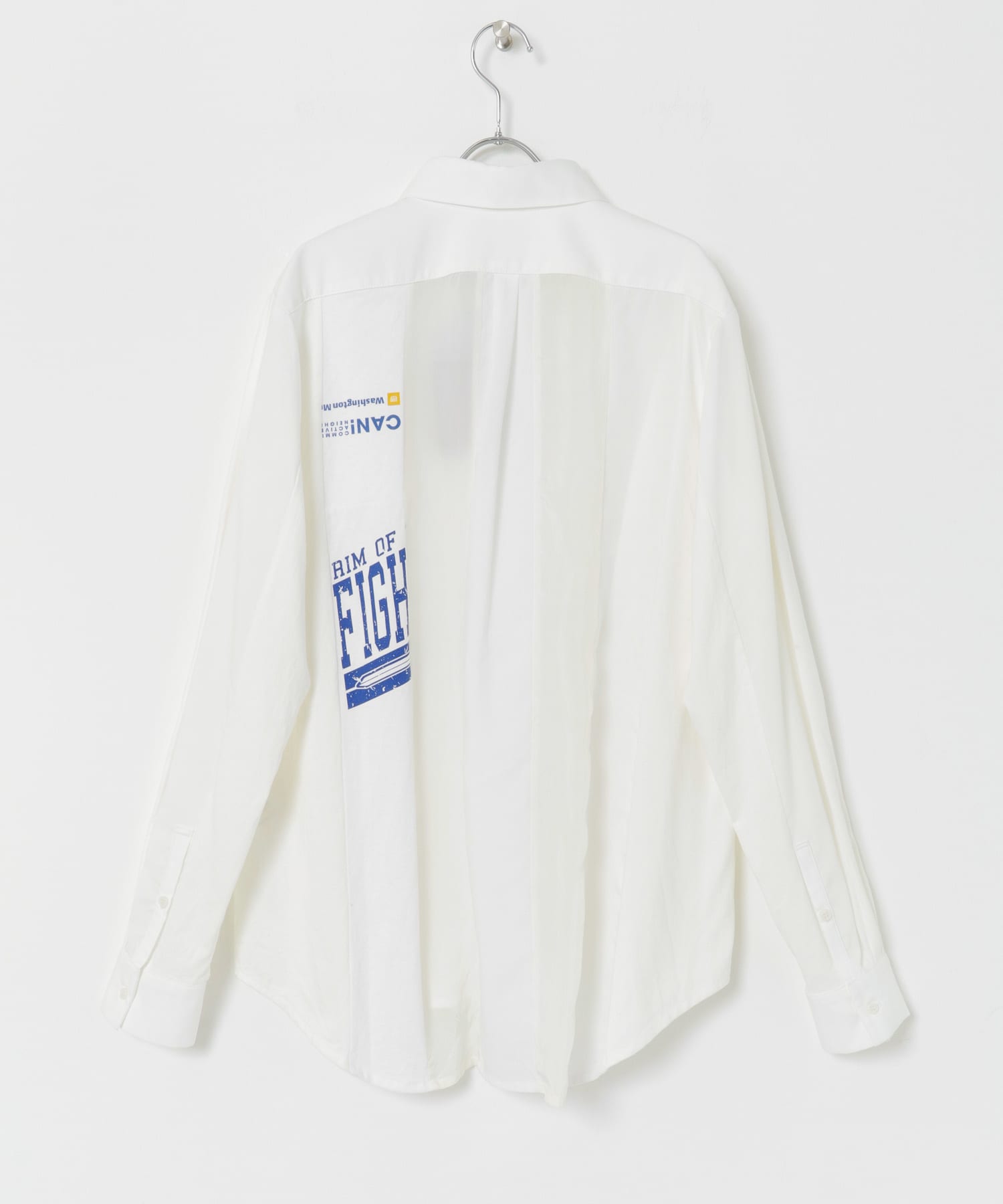 SREU　ストライプシャツ WHITE L