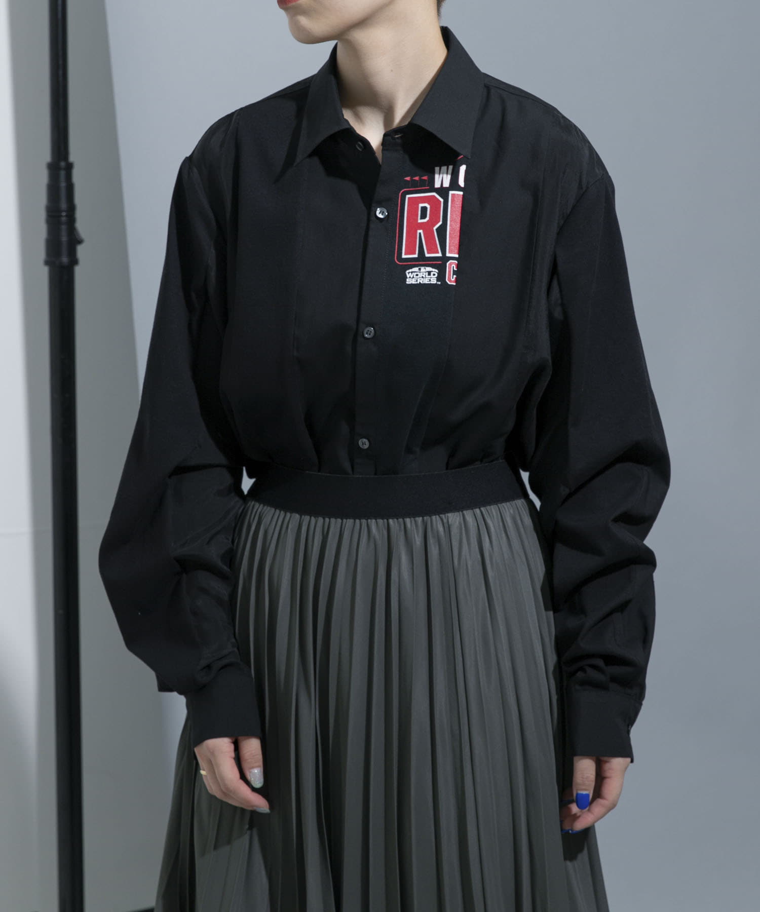 身長：163cm サイズ：L