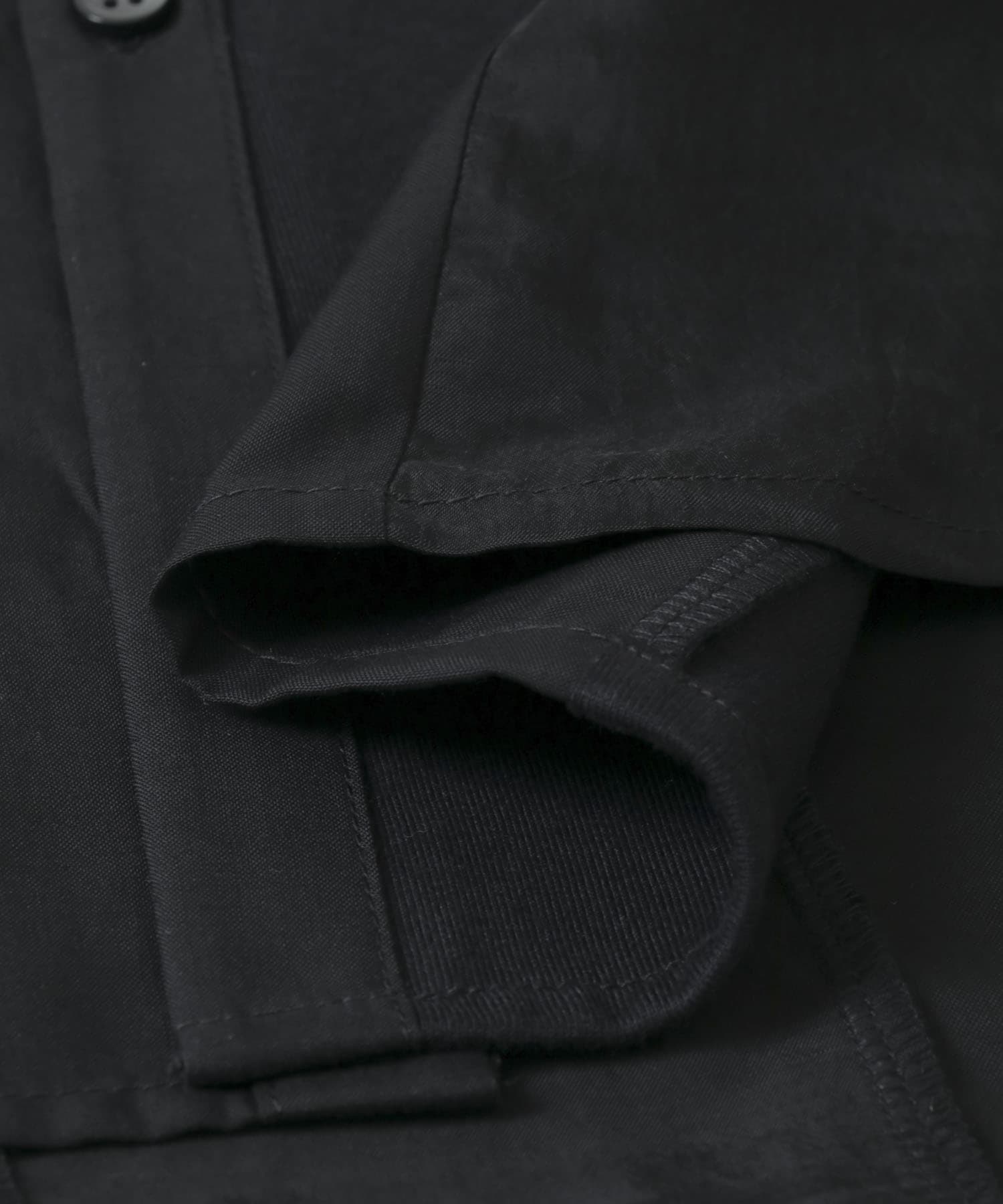 SREU　ストライプシャツ BLACK L