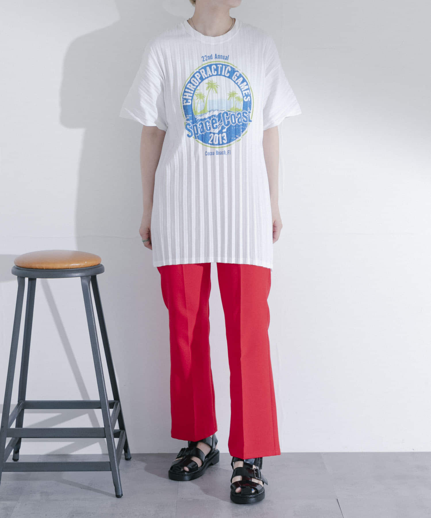 身長：163cm サイズ：L