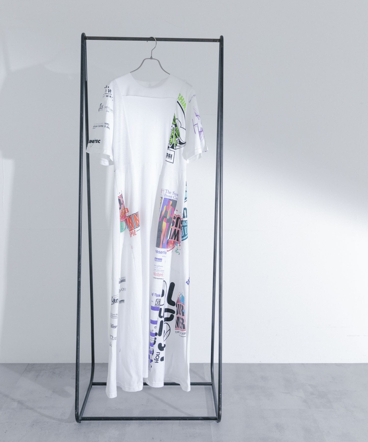 SREU　リバーシブルハーフスリーブONE-PIECE WHITE M
