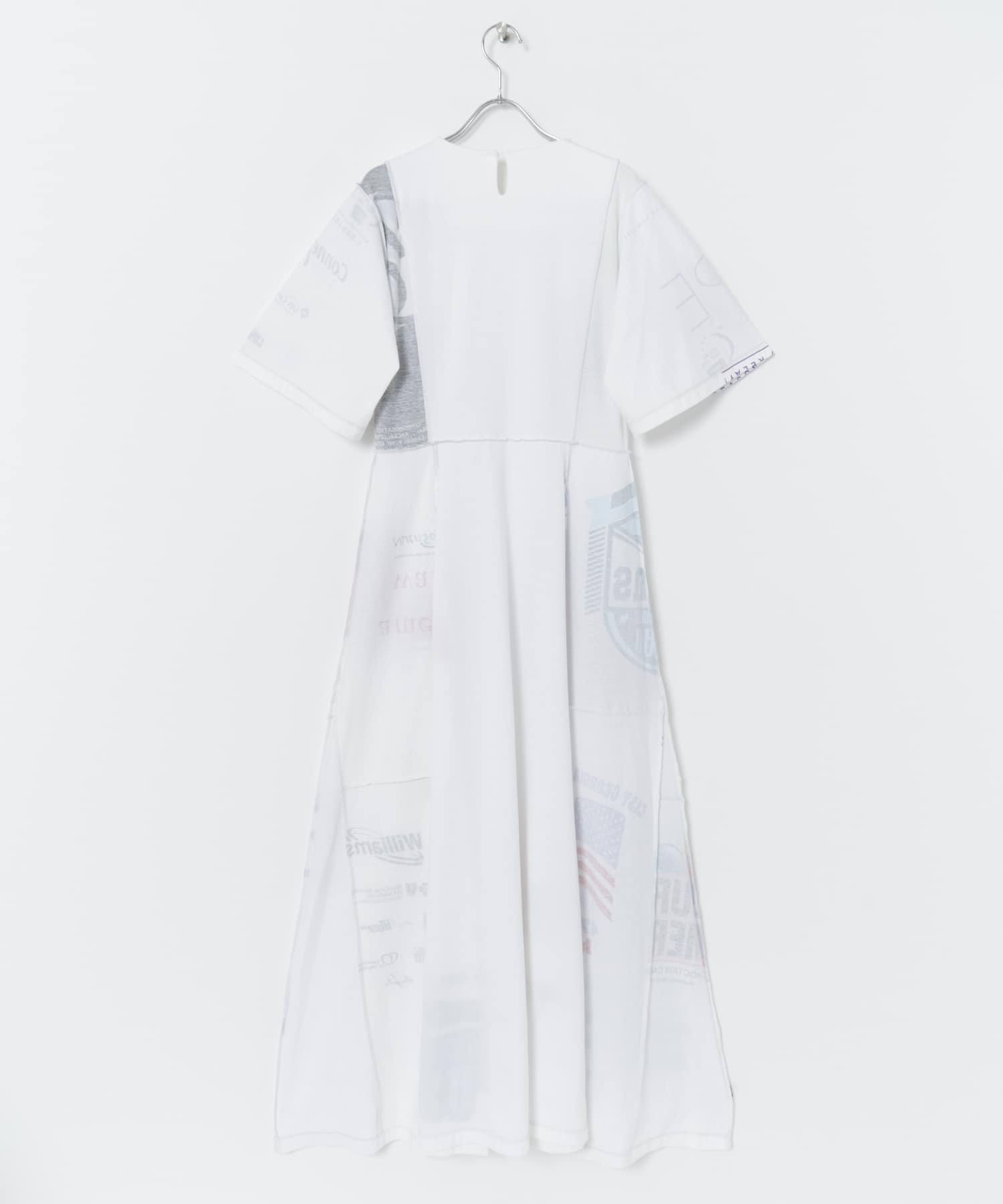 SREU　リバーシブルハーフスリーブONE-PIECE WHITE M
