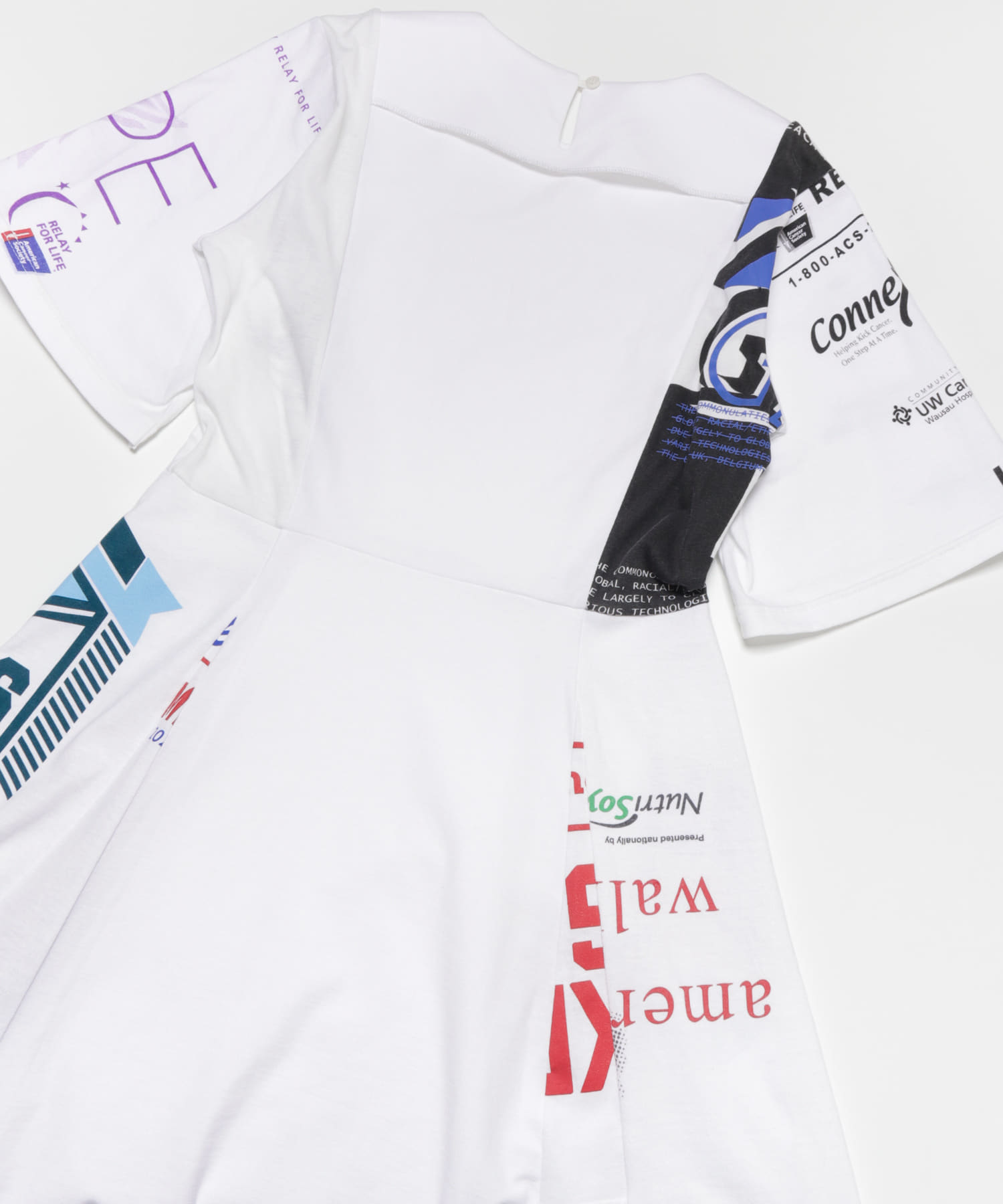 SREU　リバーシブルハーフスリーブONE-PIECE WHITE M