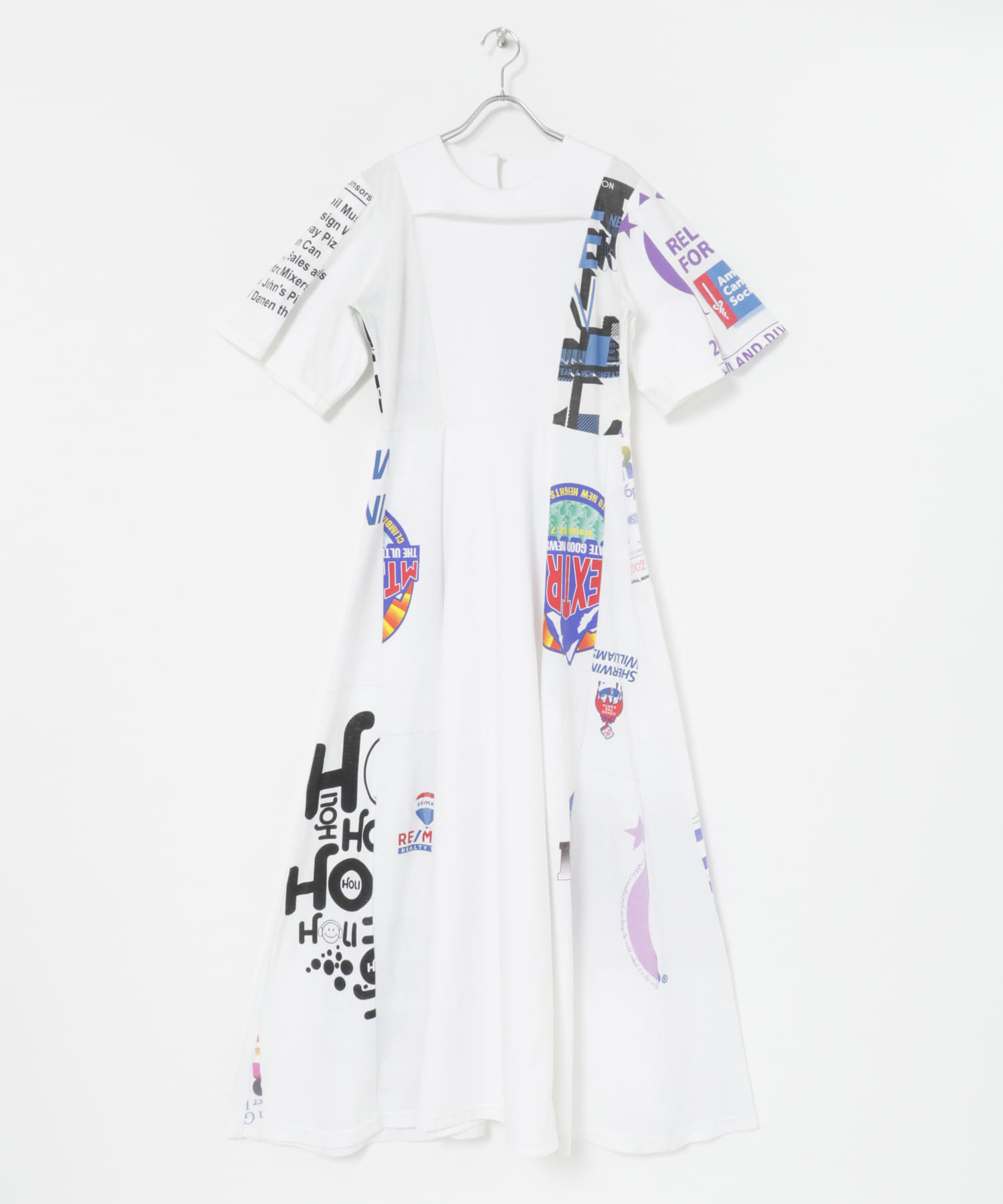 SREU　リバーシブルハーフスリーブONE-PIECE WHITE2 M