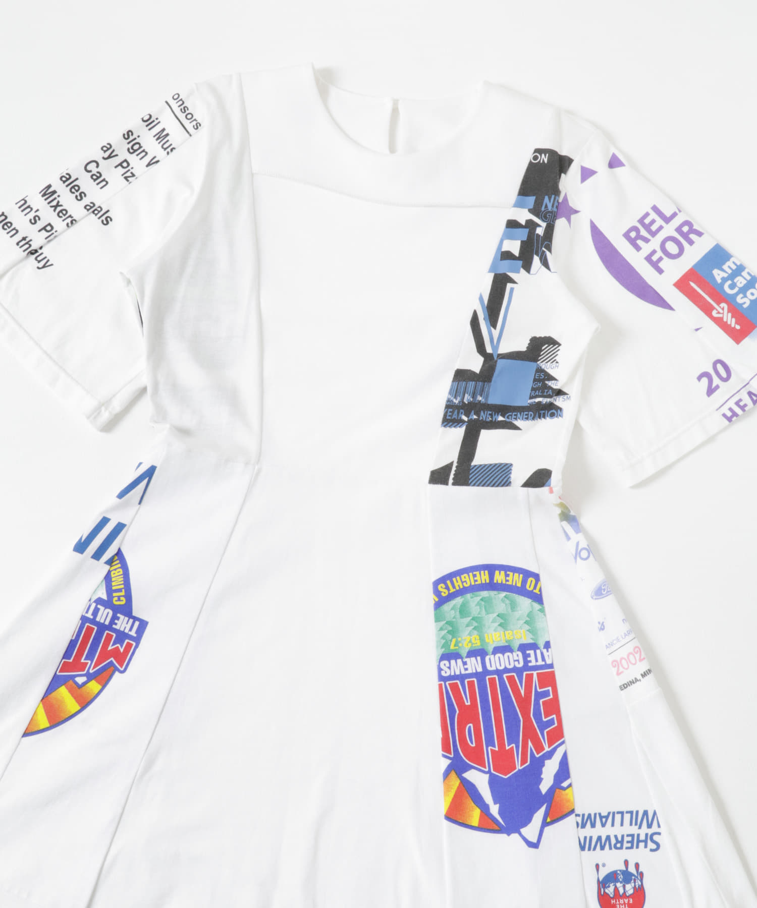 SREU　リバーシブルハーフスリーブONE-PIECE WHITE2 M