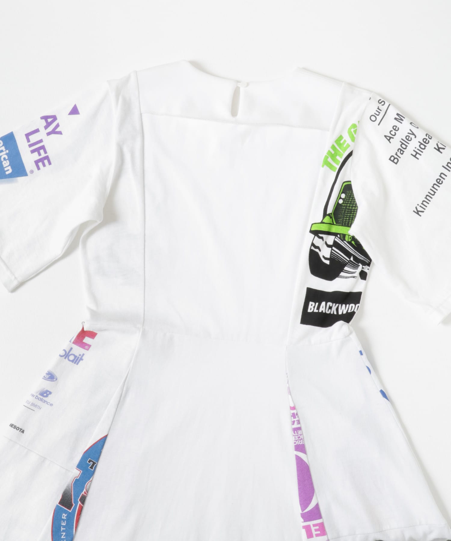 SREU　リバーシブルハーフスリーブONE-PIECE WHITE2 M