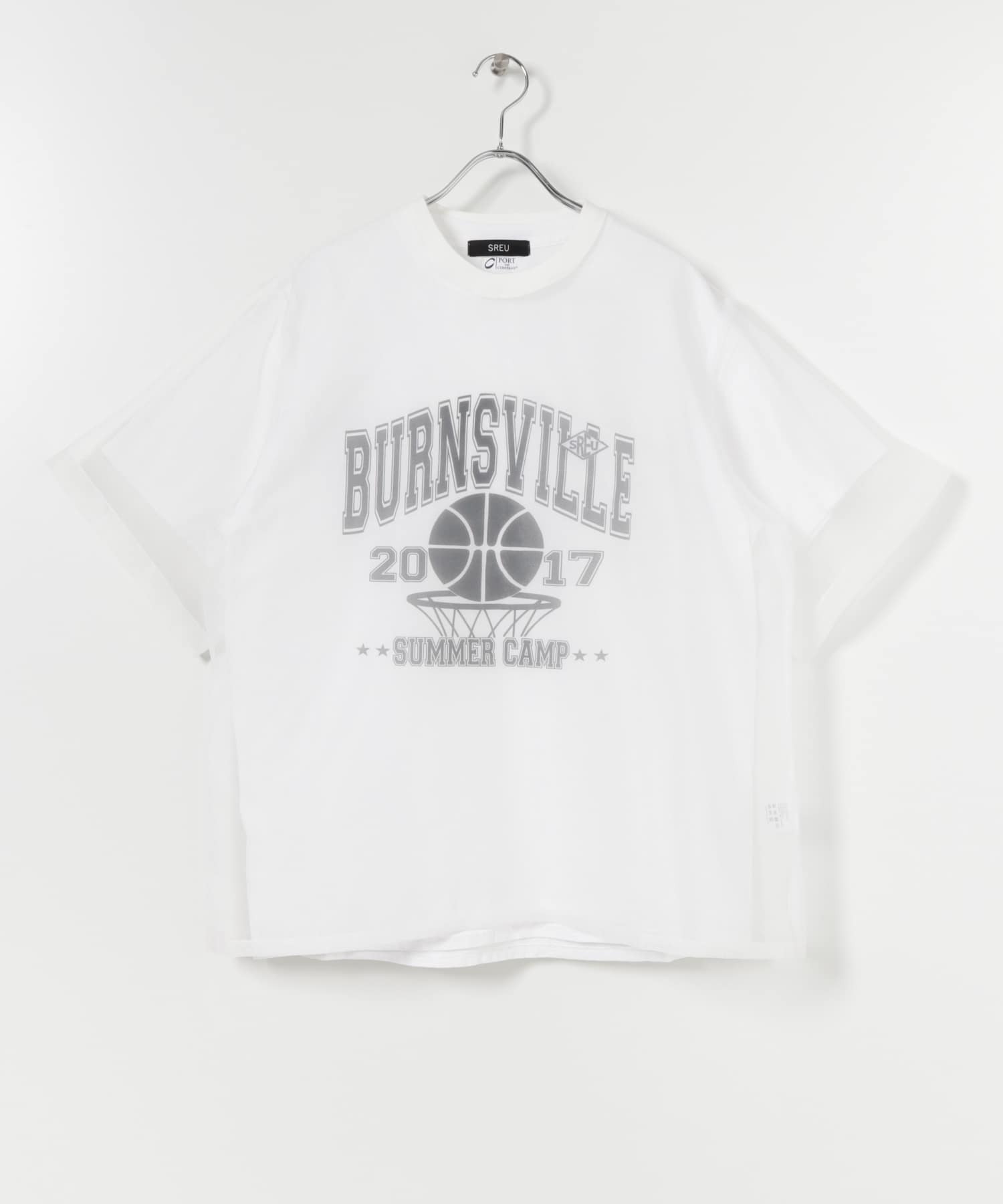 SREU　レイヤーTシャツ WHITE M