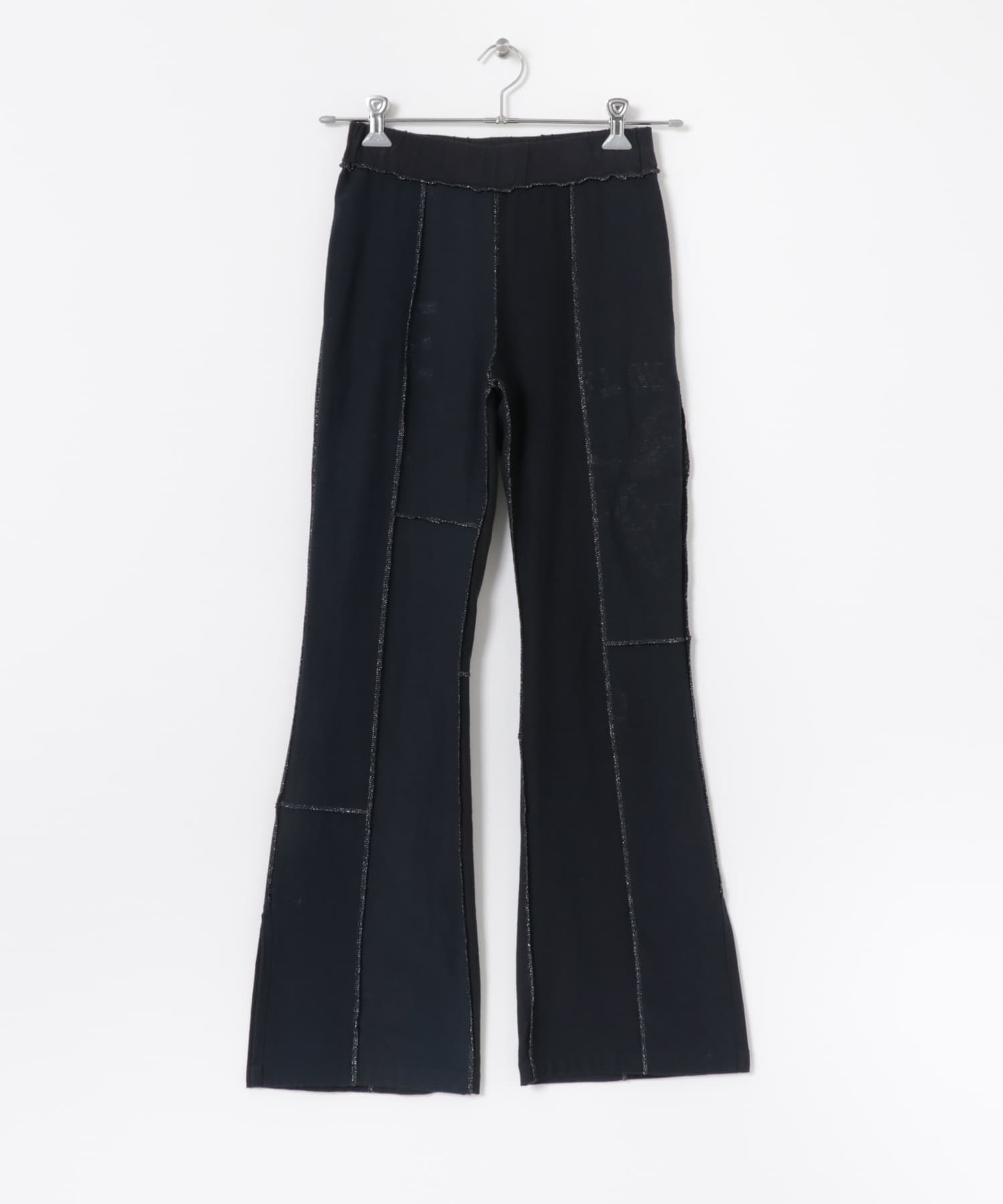 SREU　リバーシブルパッチワークパンツ BLACK M