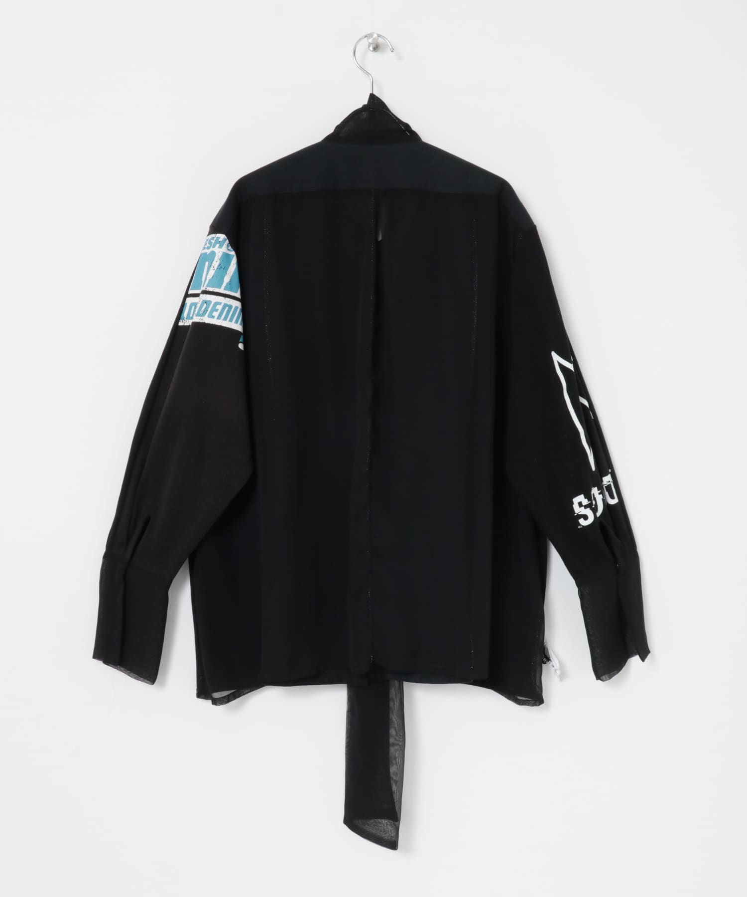 SREU　リバーシブルタイカラーブラウス BLACK2 M