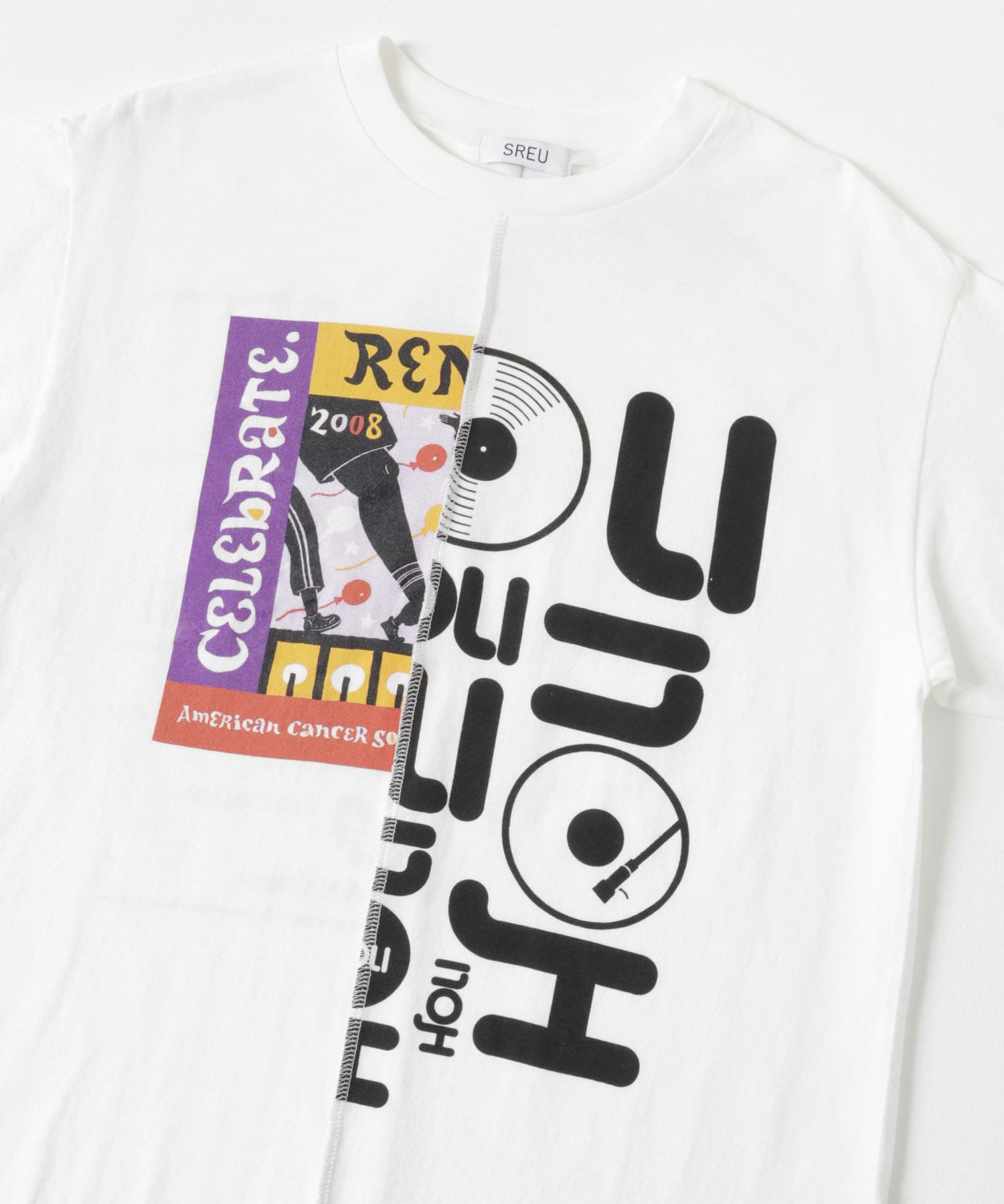 SREU　Half T-shirts WHITE2M M