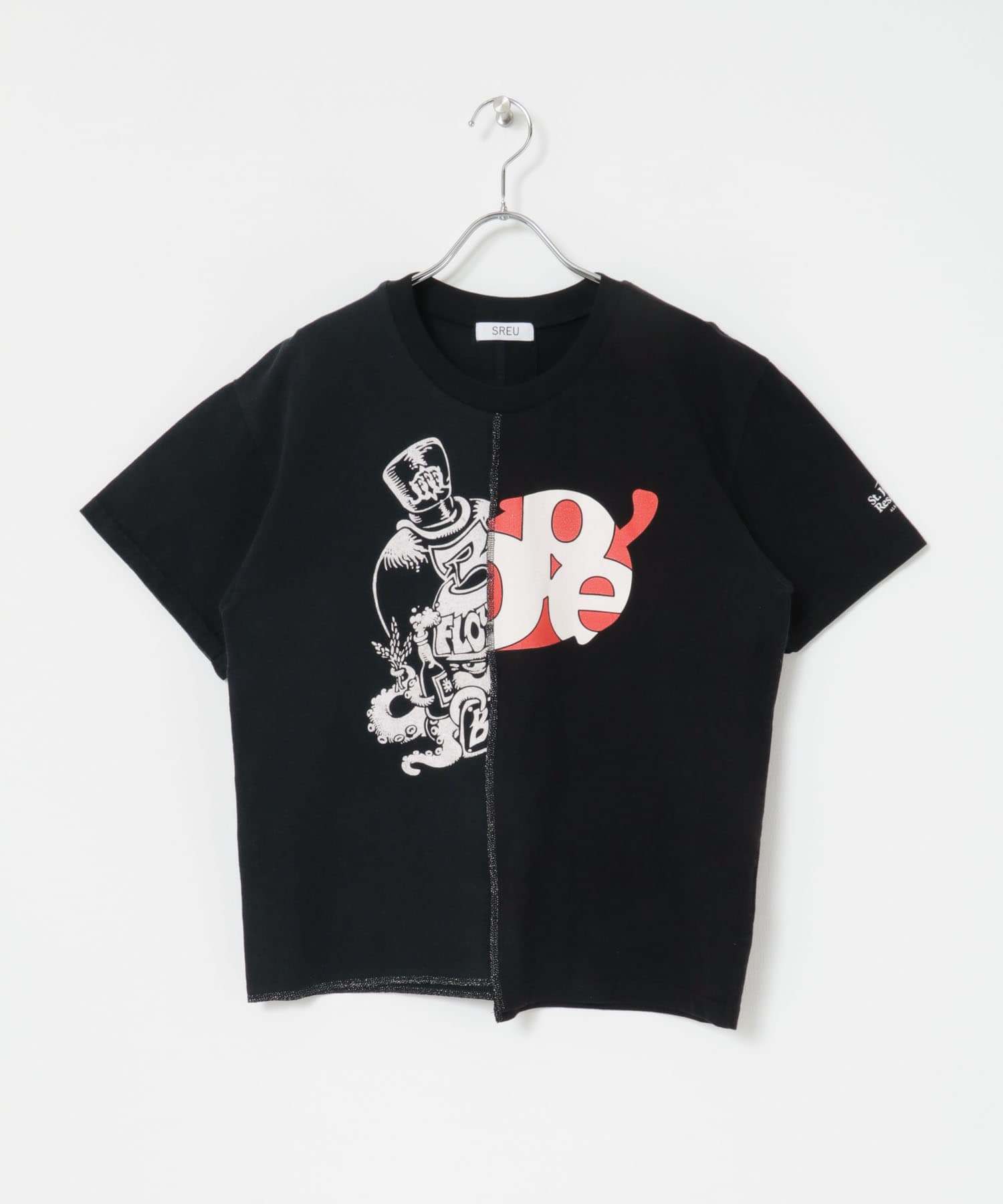 SREU　Half T-shirts BLACK1M M